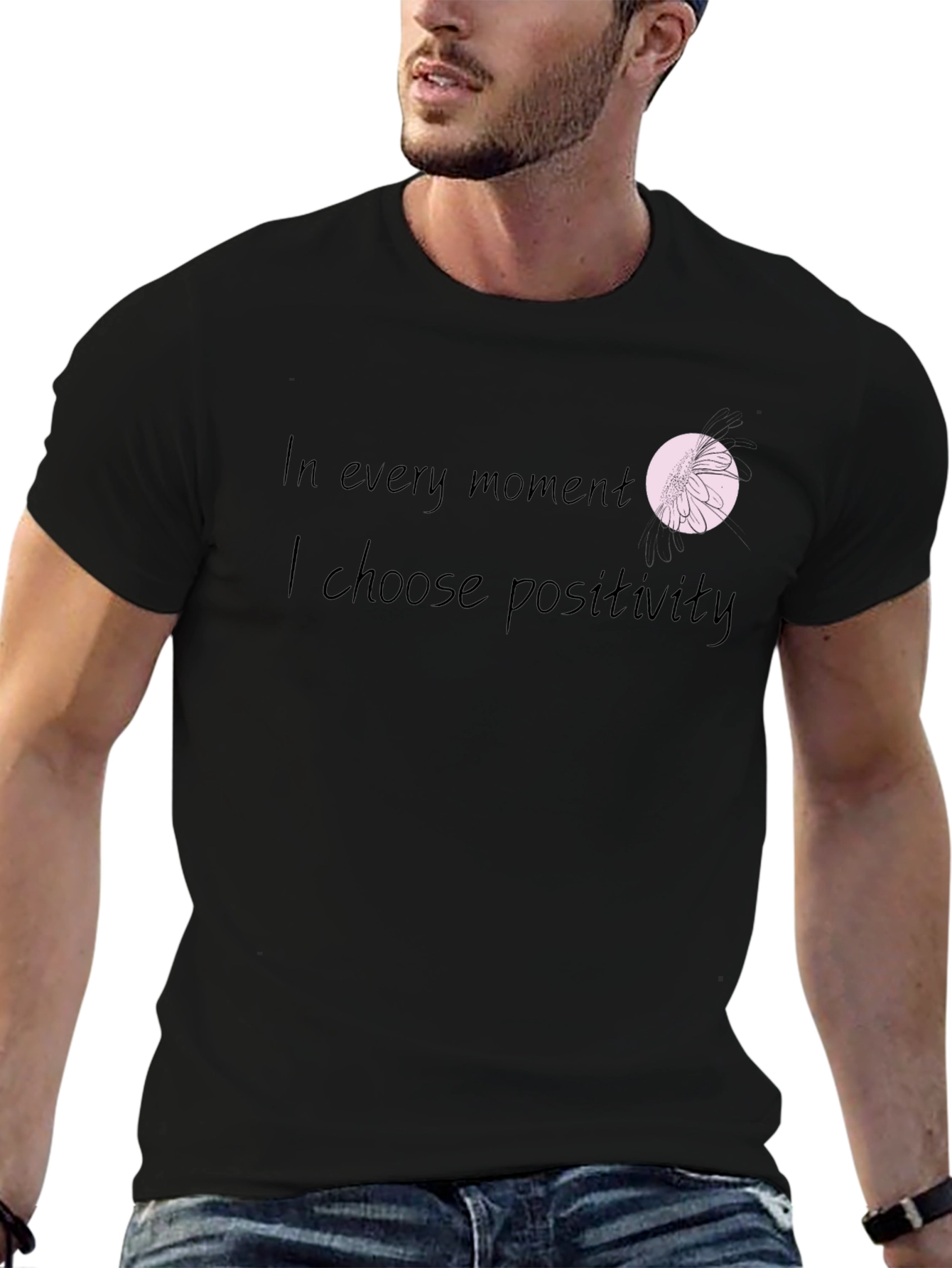 Positive Mindset Black T-Shirt