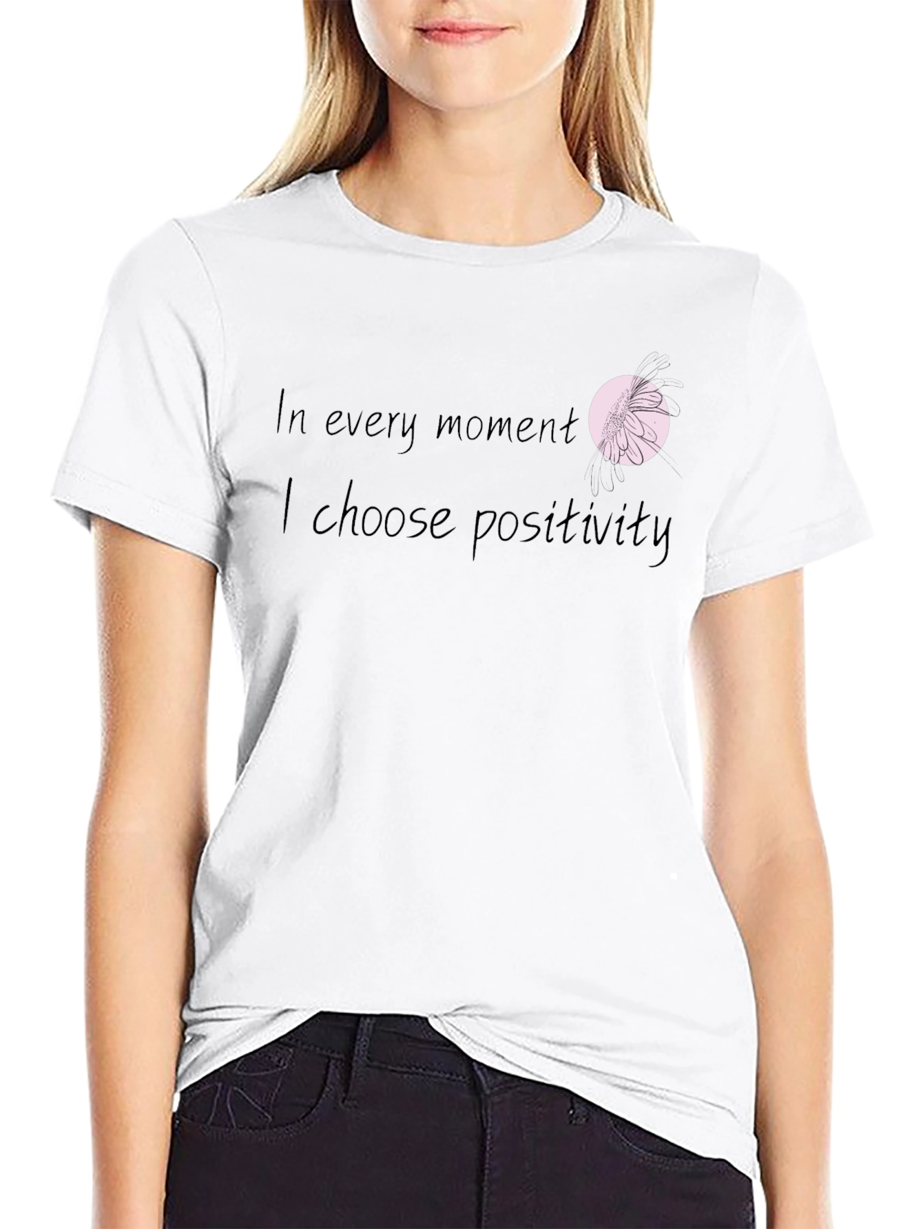 Positive Mindset Black T-Shirt