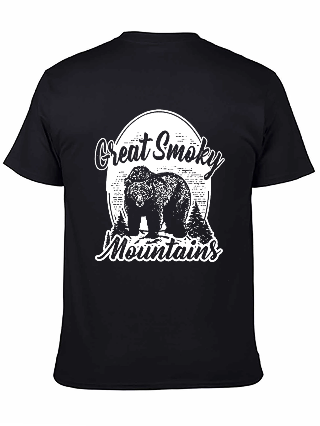 Great Smoky Mountains Bear Graphic T-Shirt