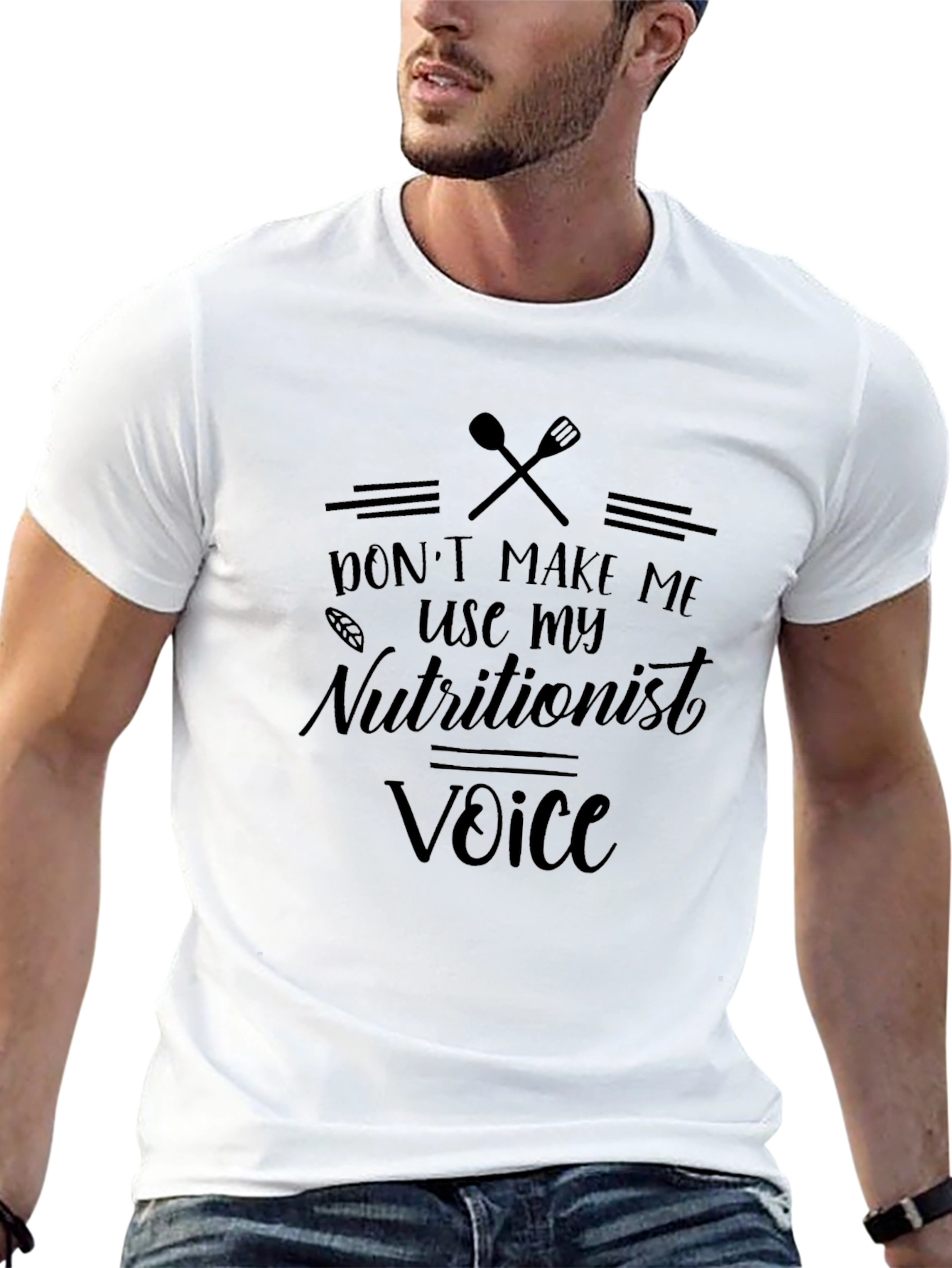 Nutritionist Voice Black Graphic Tee