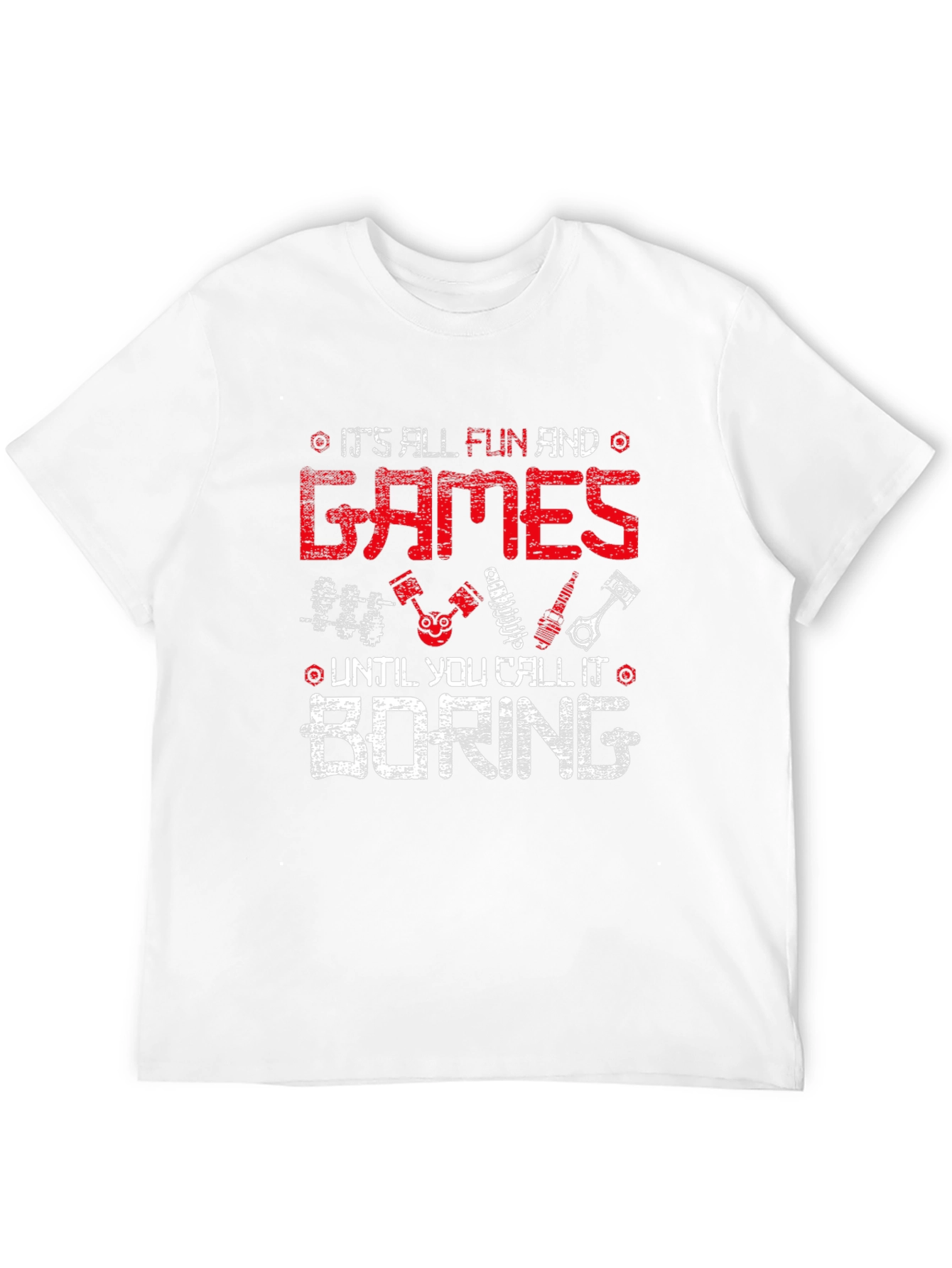 Fun and Games Boring T-Shirt - Black