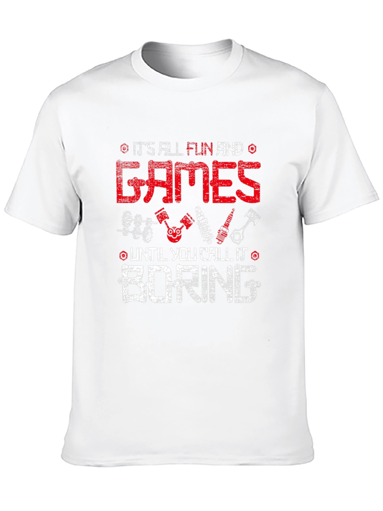 Fun and Games Boring T-Shirt - Black