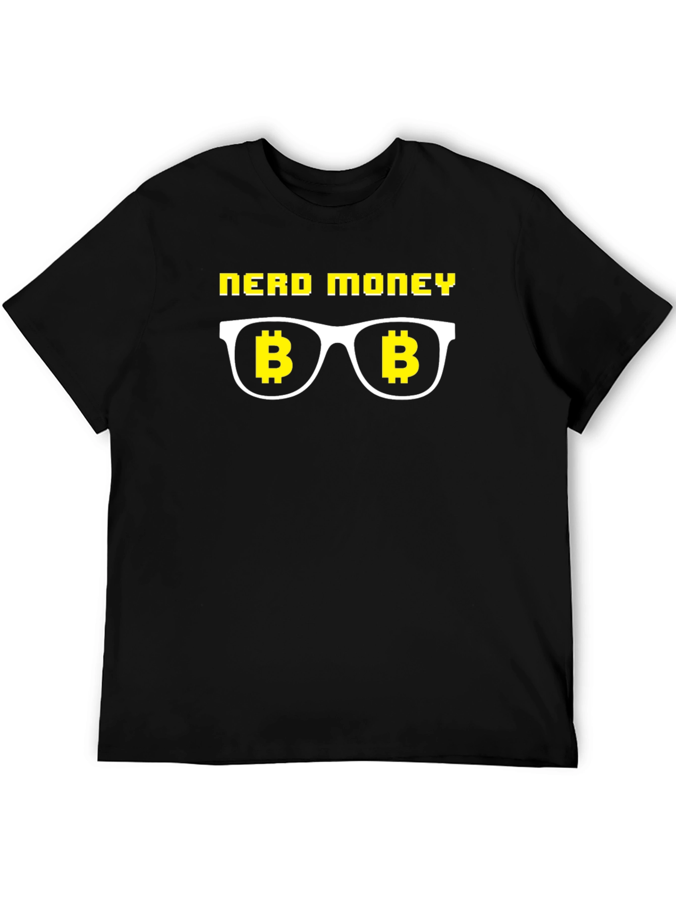 Nerd Money Bitcoin T-Shirt - Crypto Geek Apparel