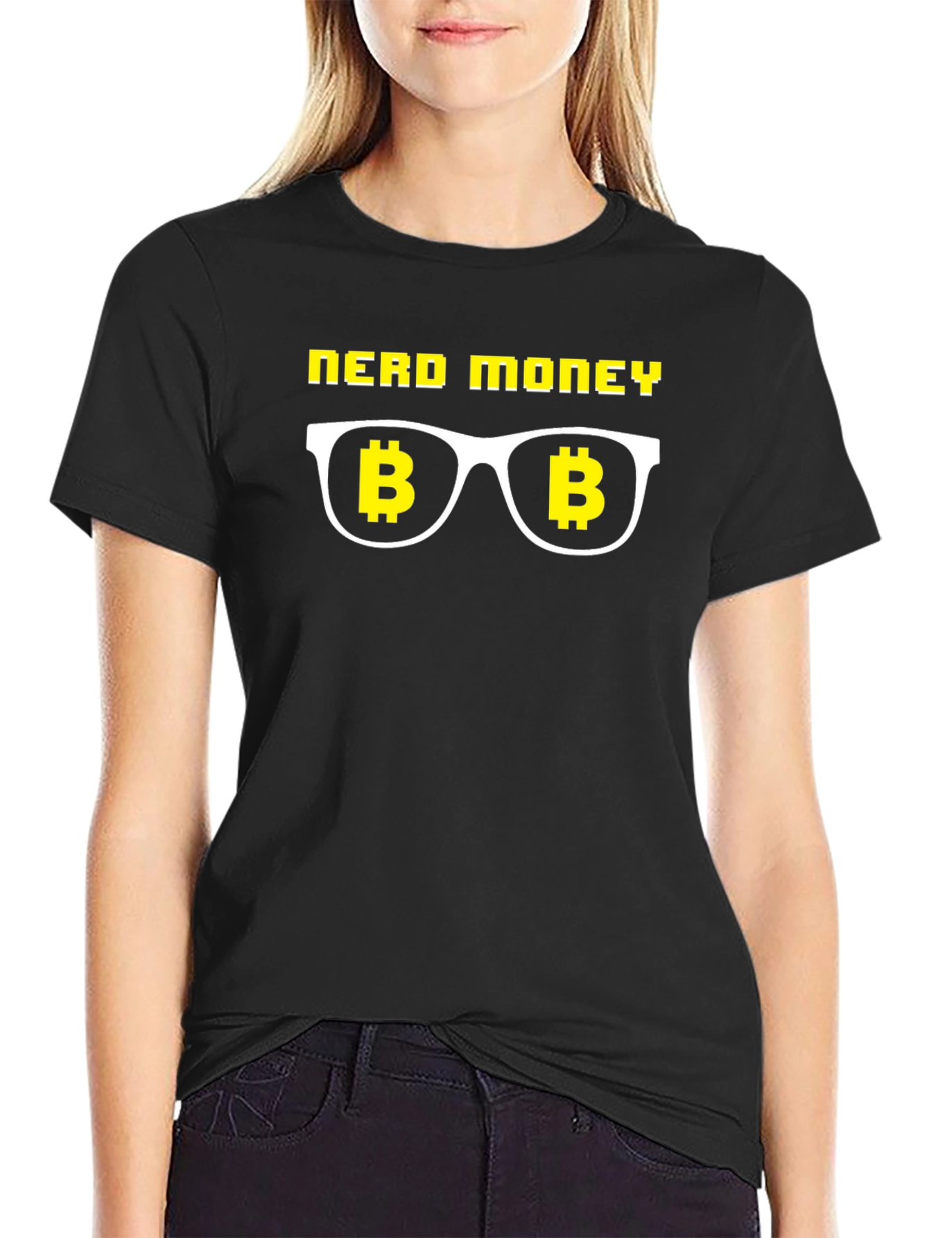 Nerd Money Bitcoin T-Shirt - Crypto Geek Apparel