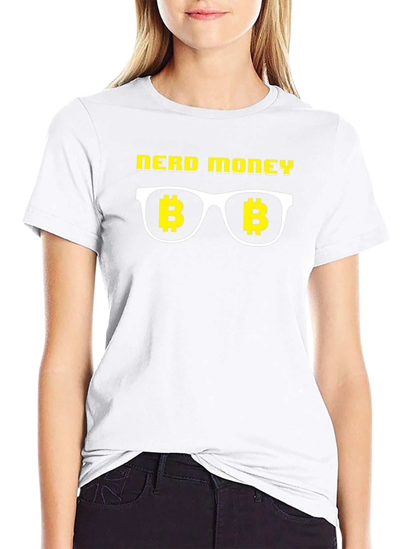 Nerd Money Bitcoin T-Shirt - Crypto Geek Apparel
