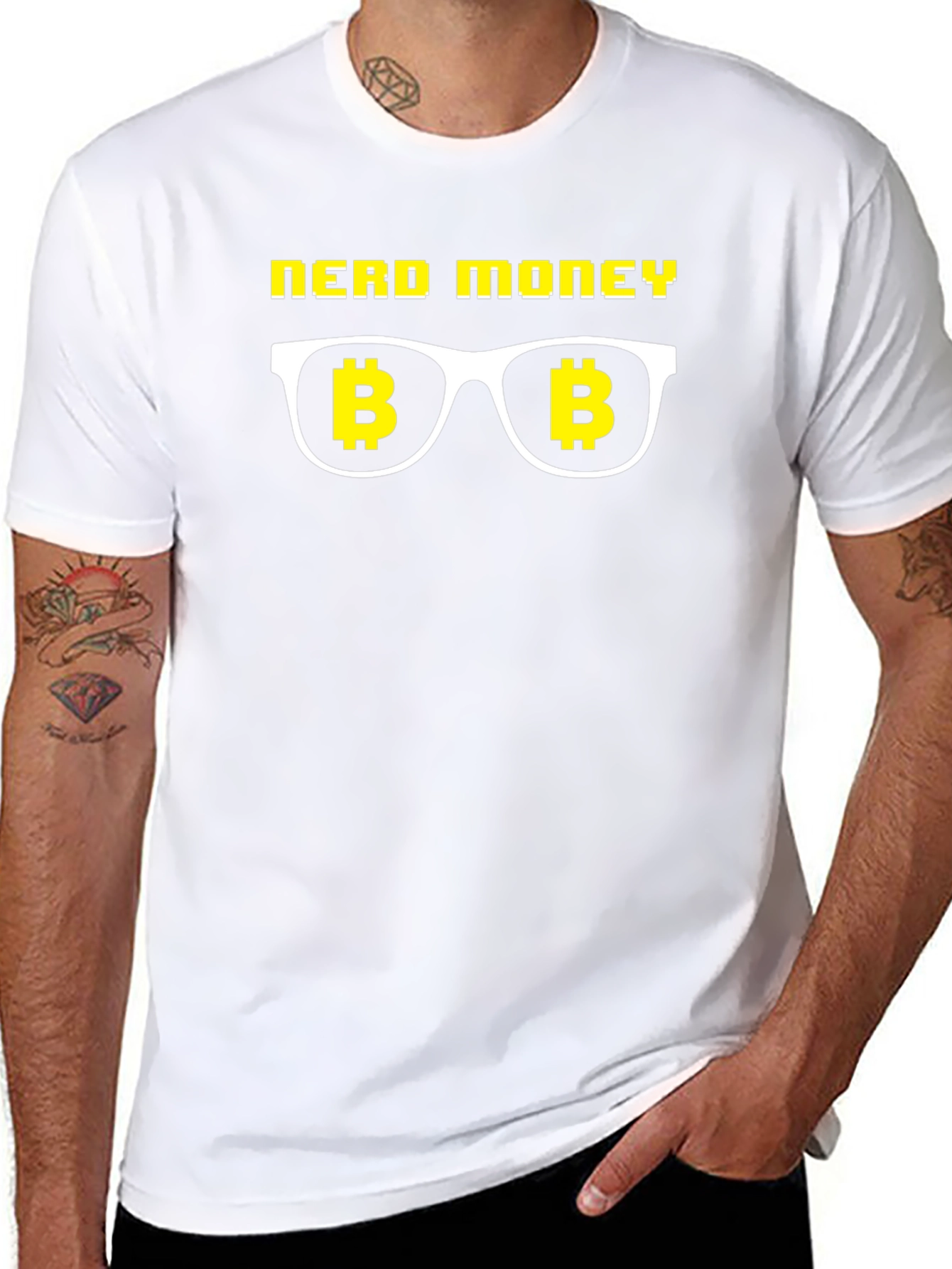 Nerd Money Bitcoin T-Shirt - Crypto Geek Apparel