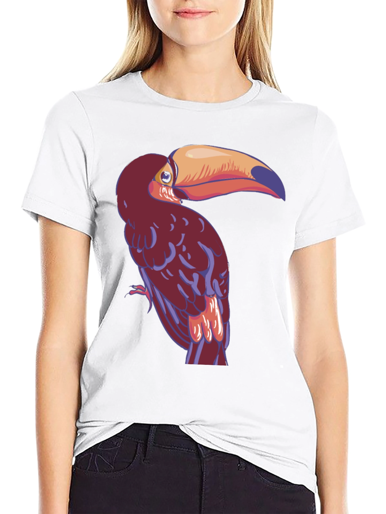 Toucan Graphic Tee - Quirky Bird T-Shirt