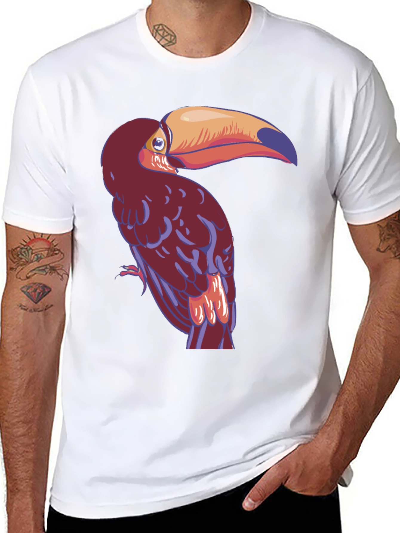 Toucan Graphic Tee - Quirky Bird T-Shirt