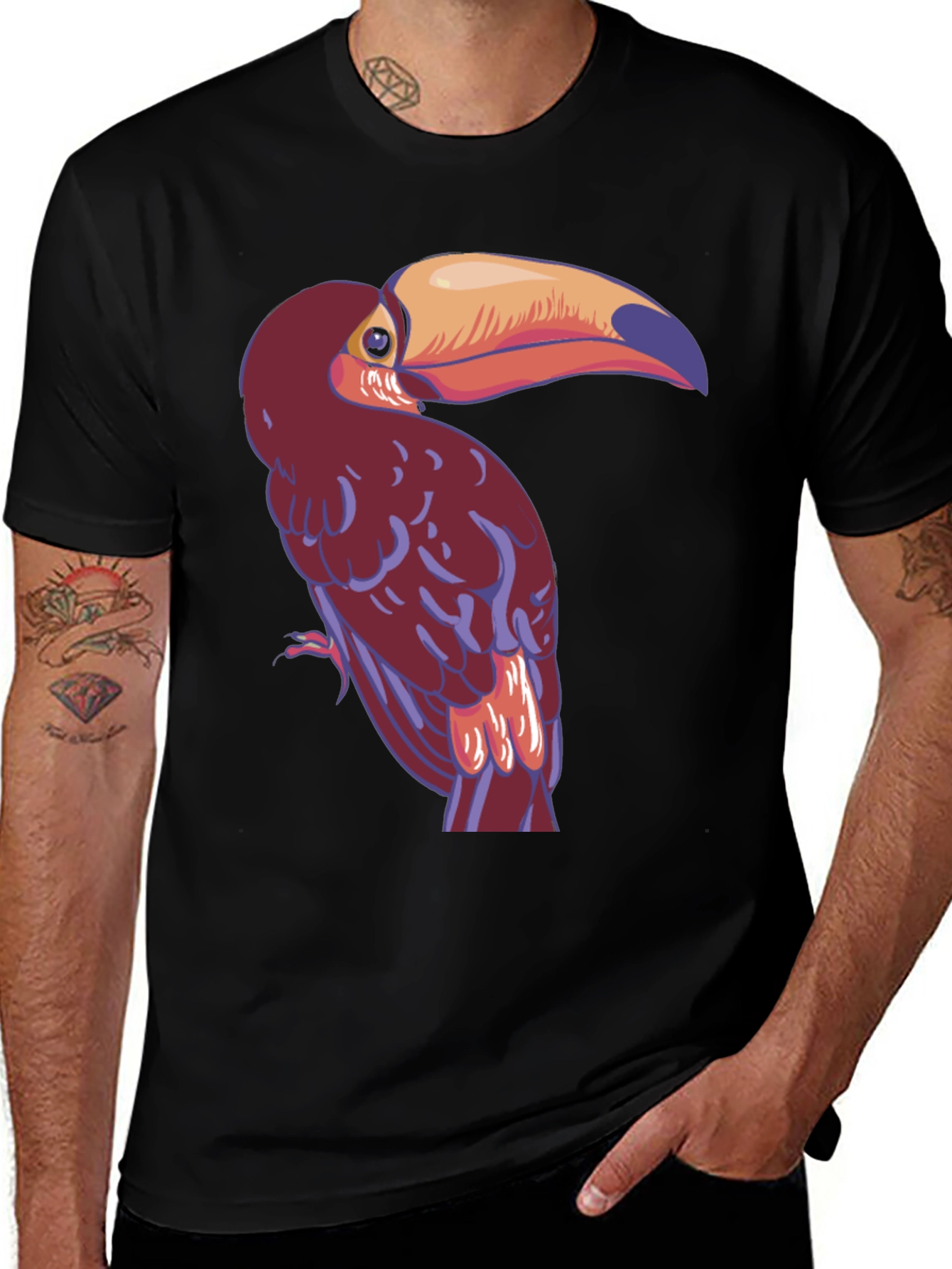 Toucan Graphic Tee - Quirky Bird T-Shirt