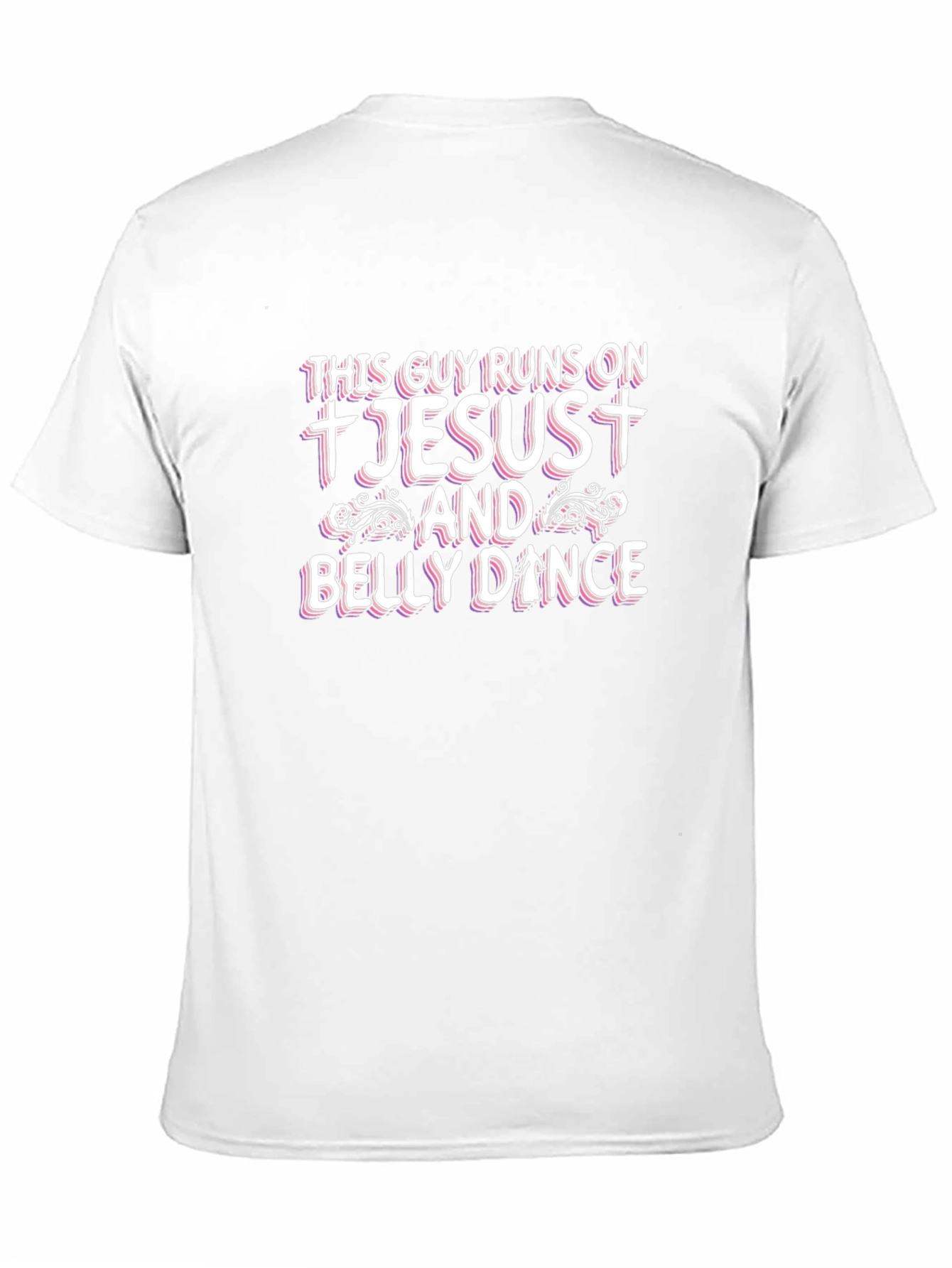 Jesus and Belly Dance Black Graphic Tee