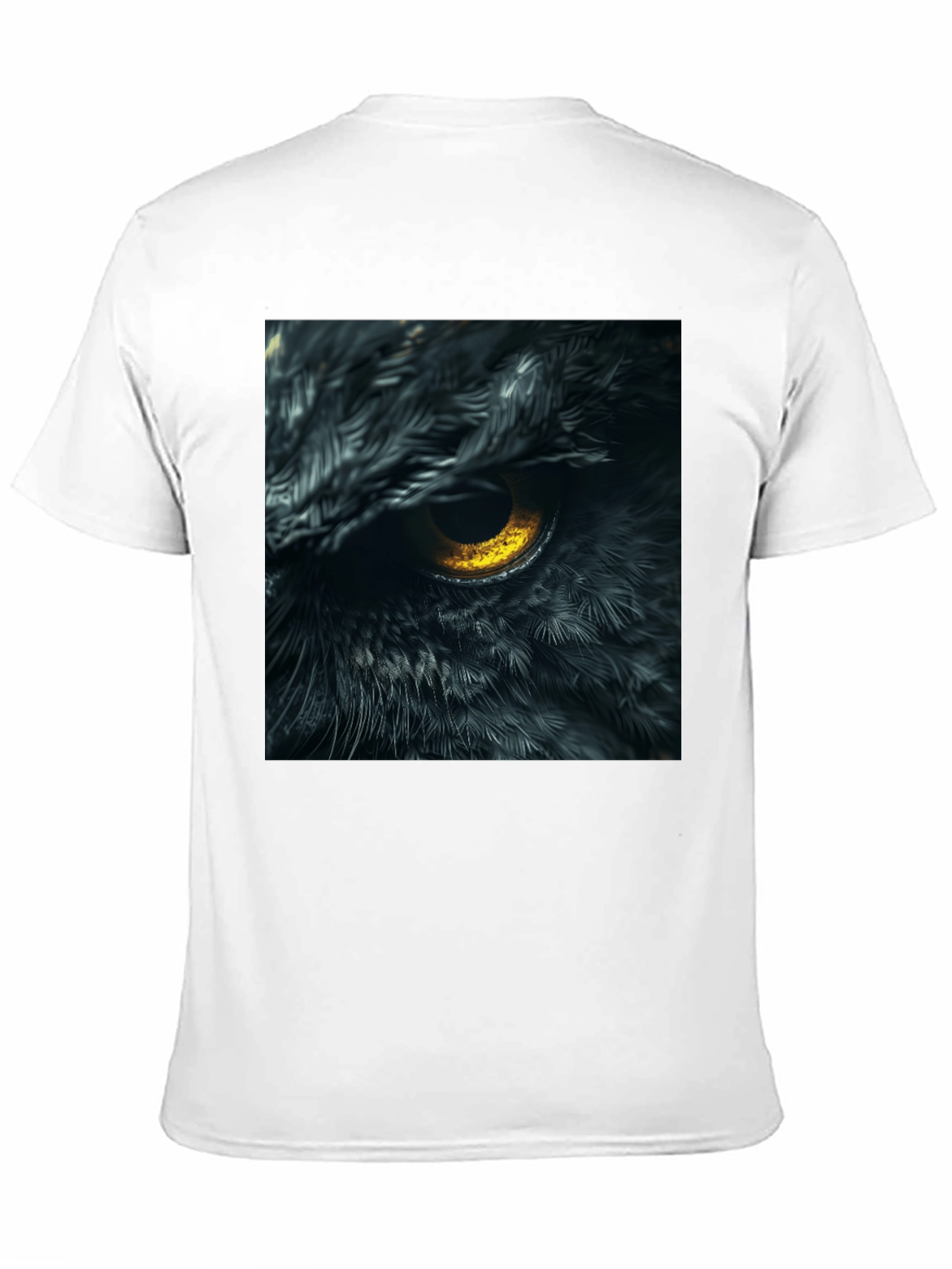 Owl Eye Graphic Tee - Mens Black T-Shirt