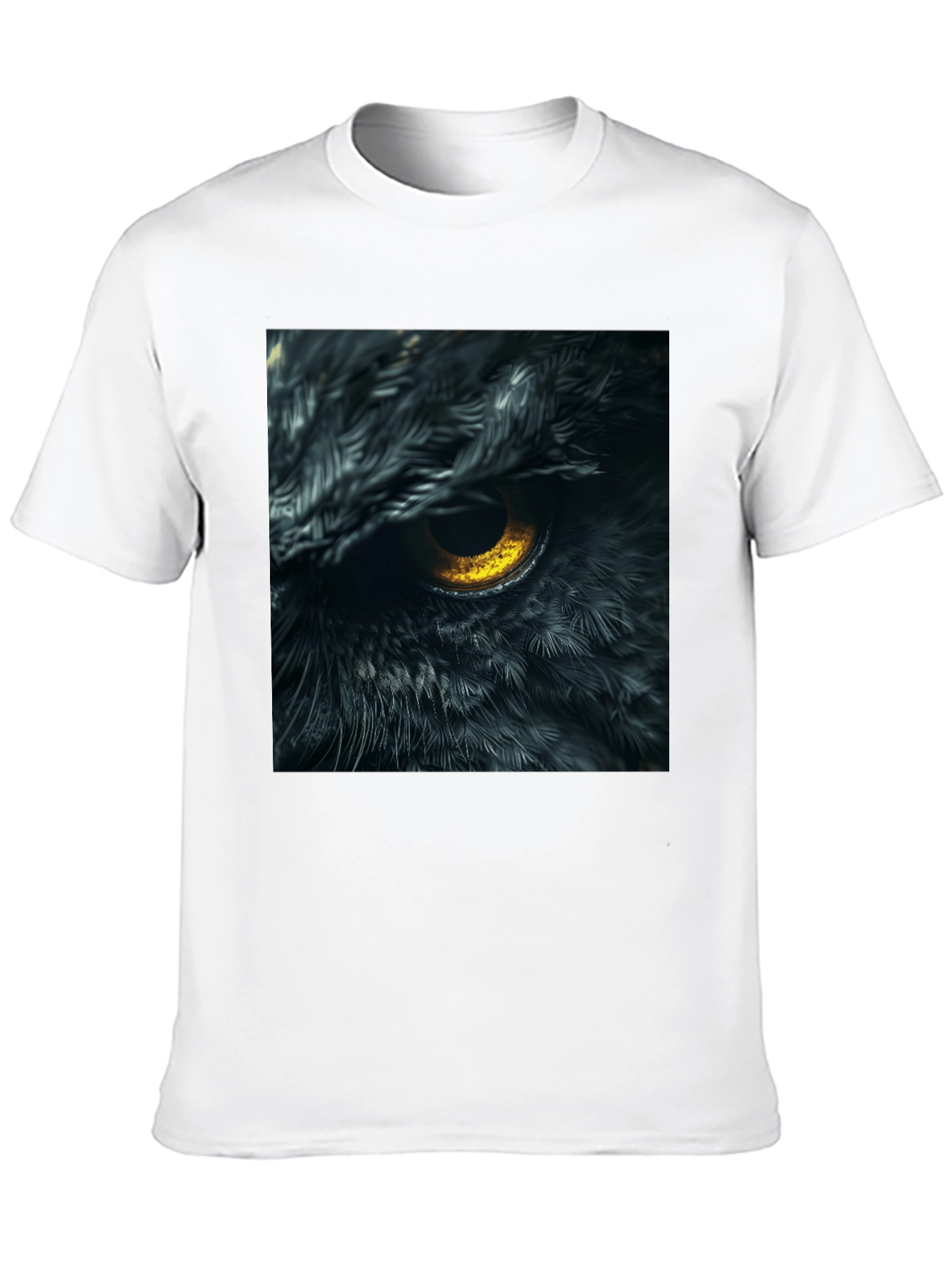 Owl Eye Graphic Tee - Mens Black T-Shirt