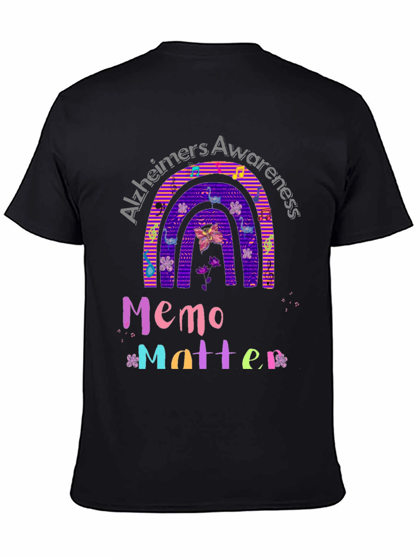 Alzheimers Awareness Memo Matter Graphic Tee