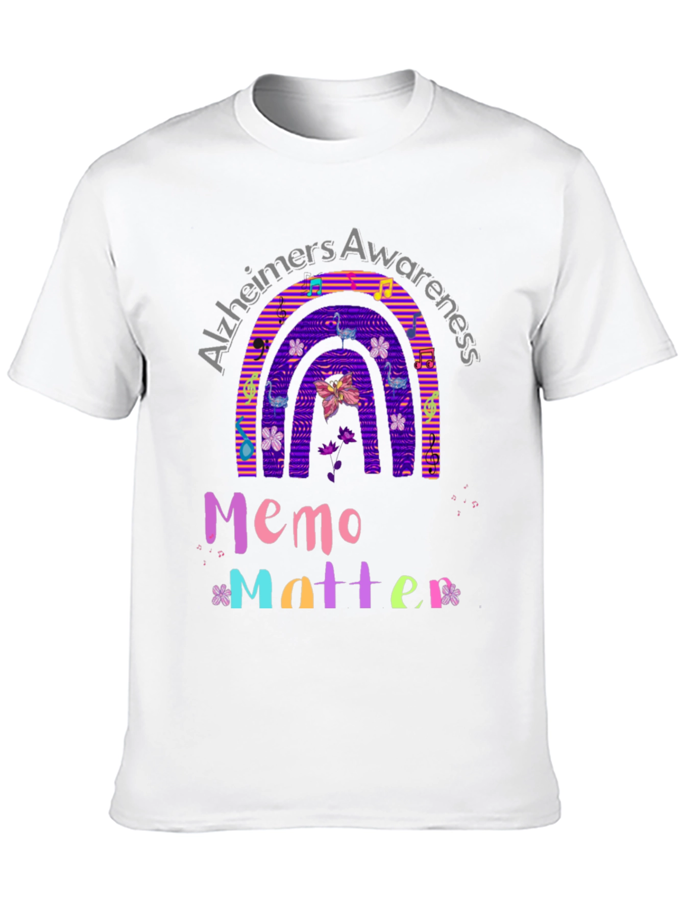 Alzheimers Awareness Memo Matter Graphic Tee
