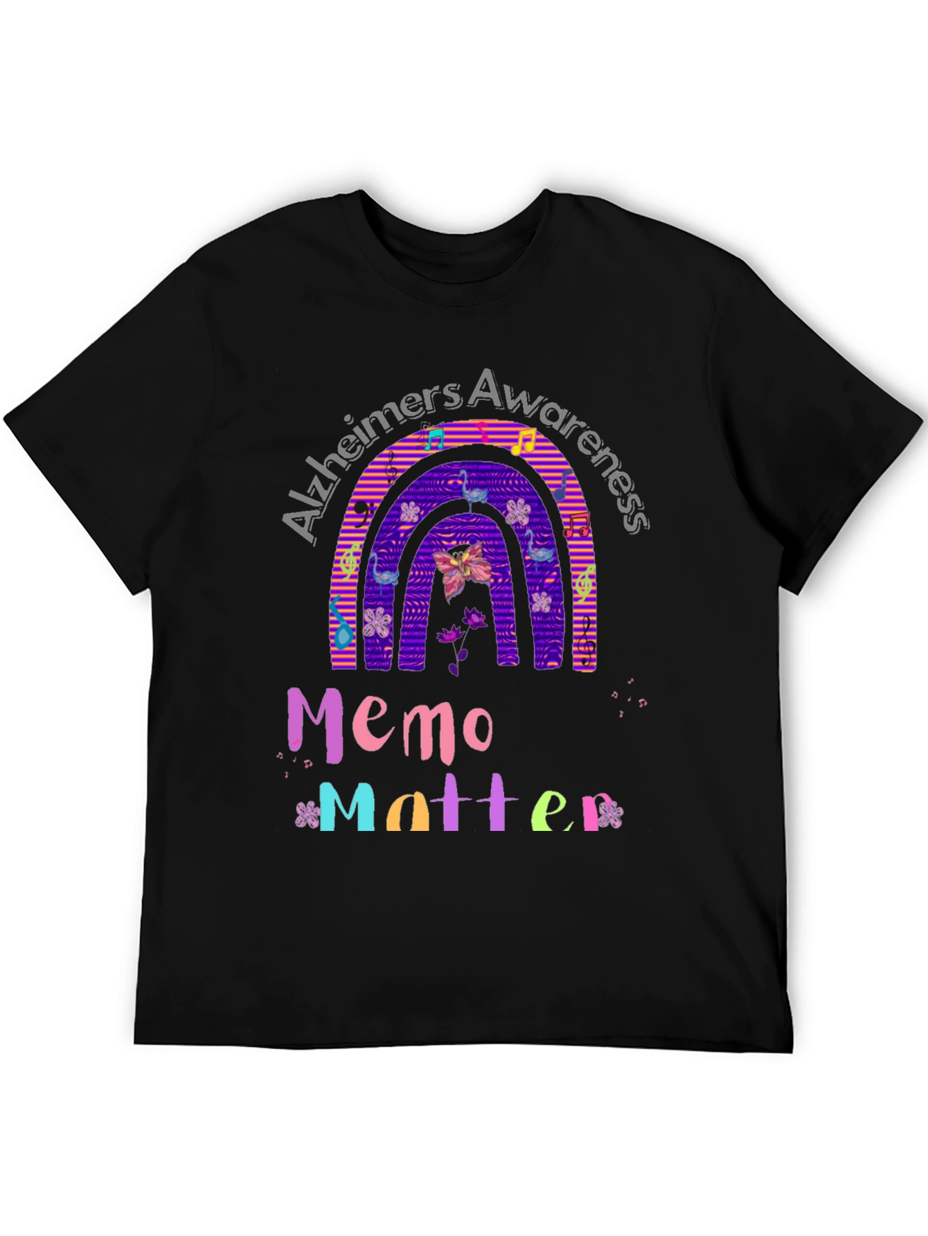 Alzheimers Awareness Memo Matter Graphic Tee