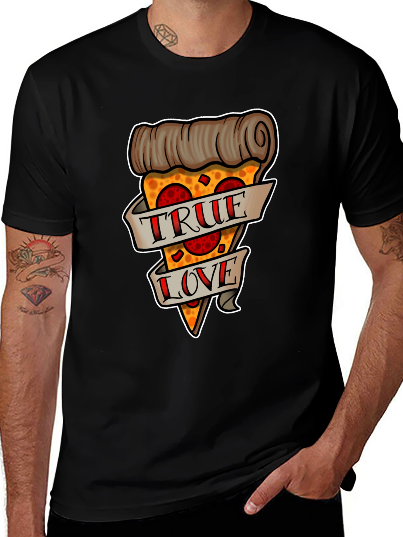 Pizza True Love Graphic T-Shirt