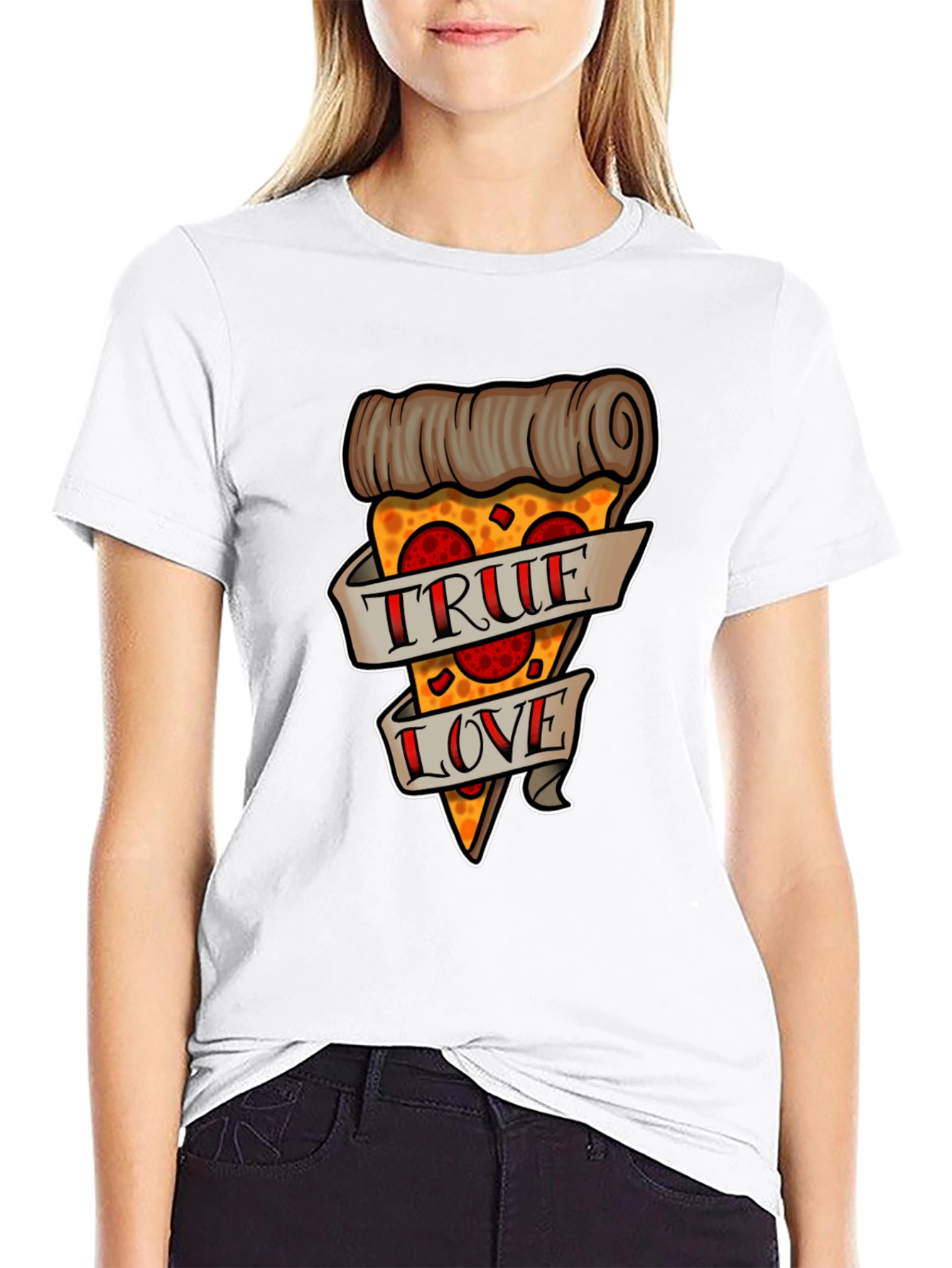 Pizza True Love Graphic T-Shirt