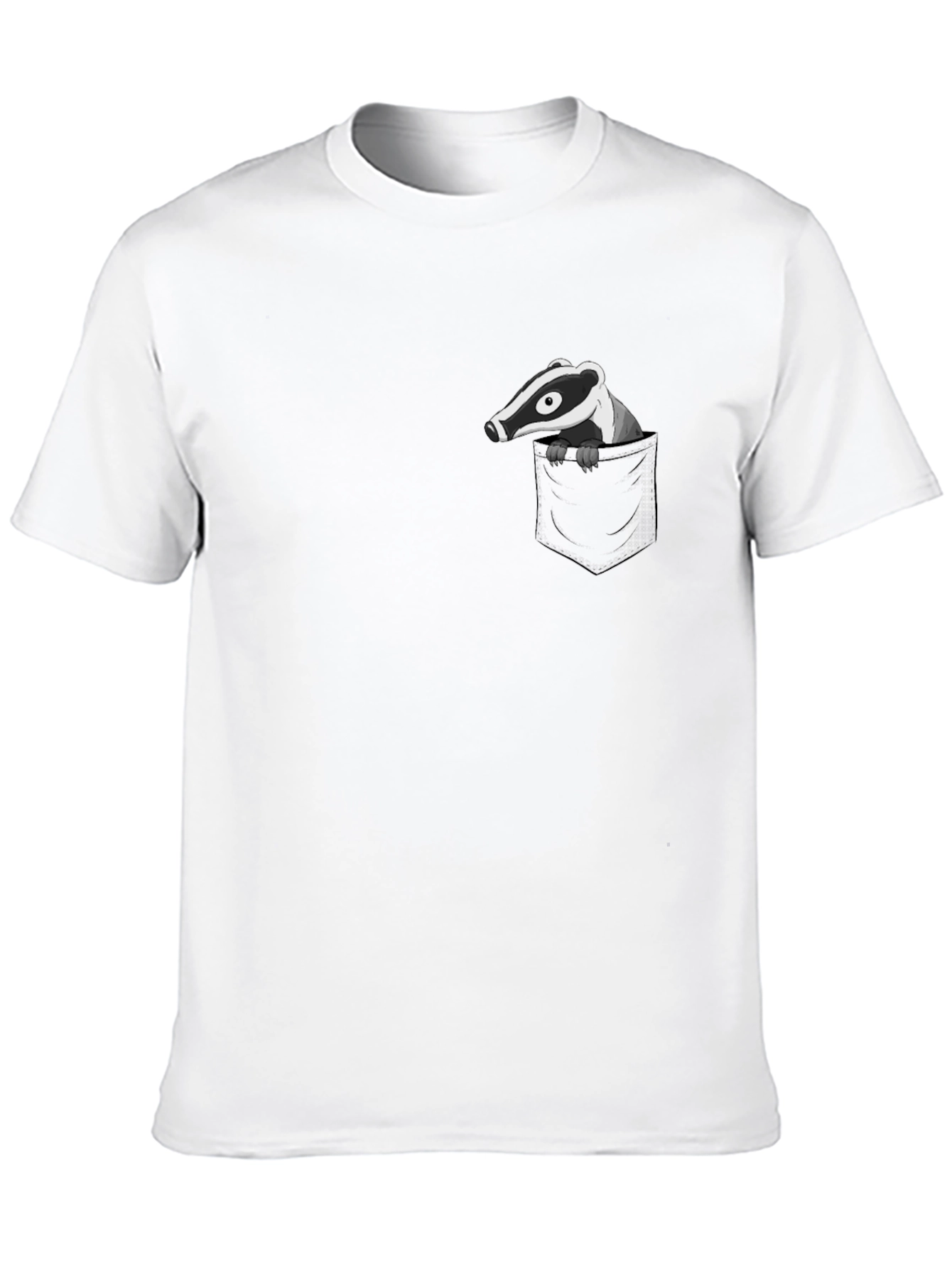 Badger Pocket T-Shirt - Cool Animal Tee