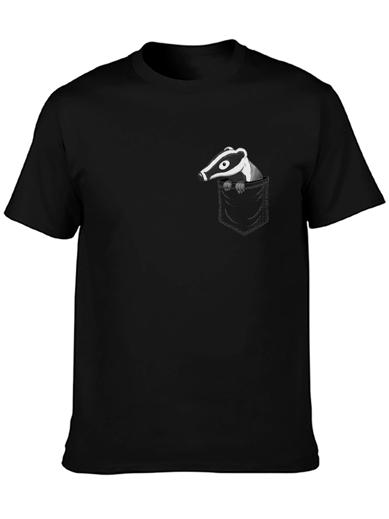Badger Pocket T-Shirt - Cool Animal Tee