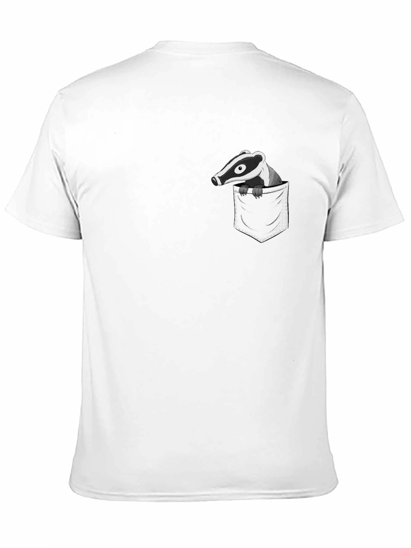 Badger Pocket T-Shirt - Cool Animal Tee