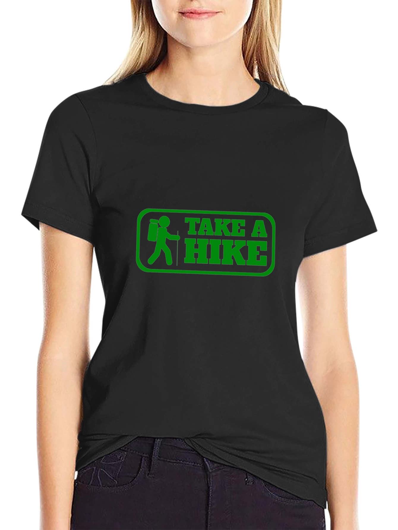 Take a Hike Graphic T-Shirt - Black
