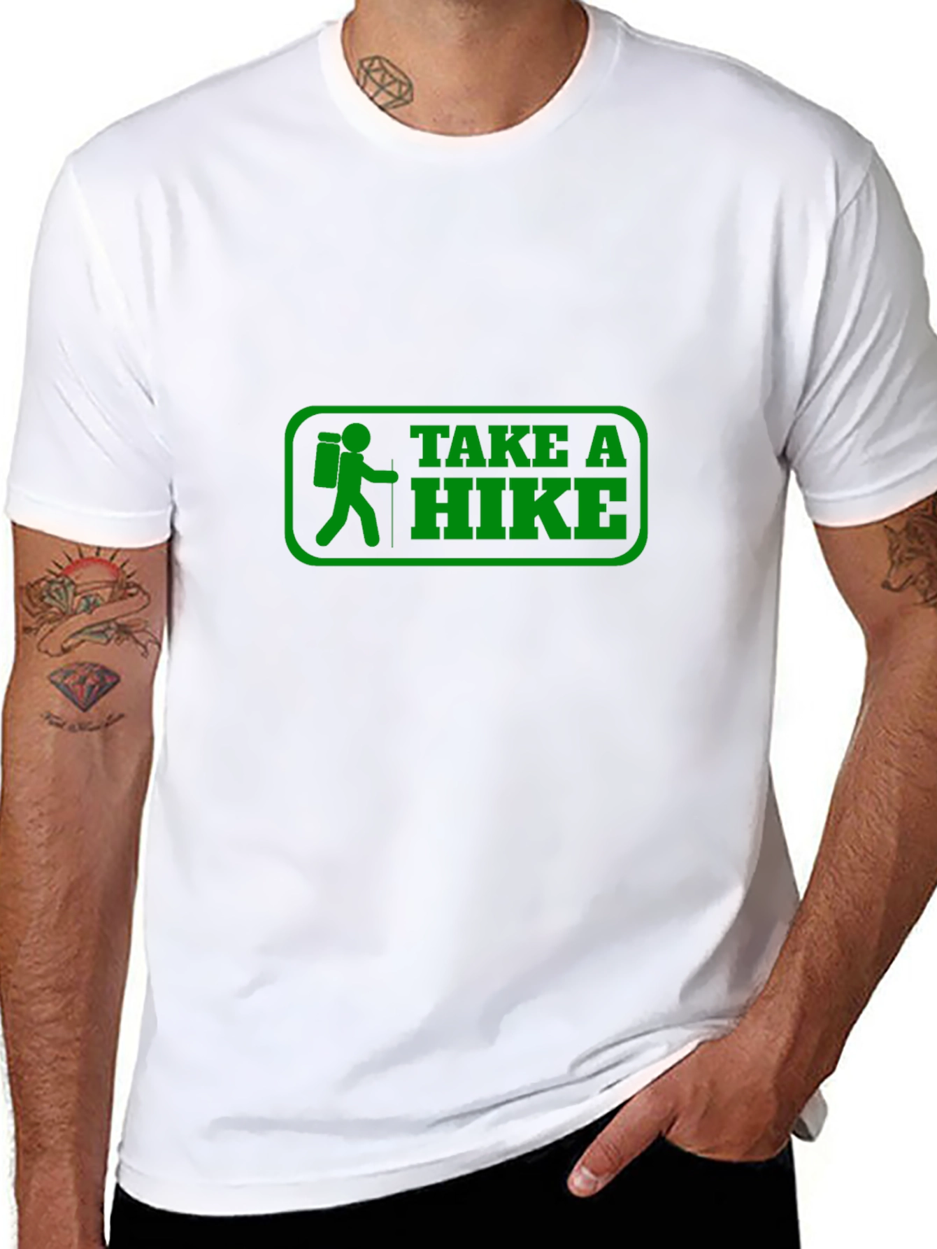 Take a Hike Graphic T-Shirt - Black