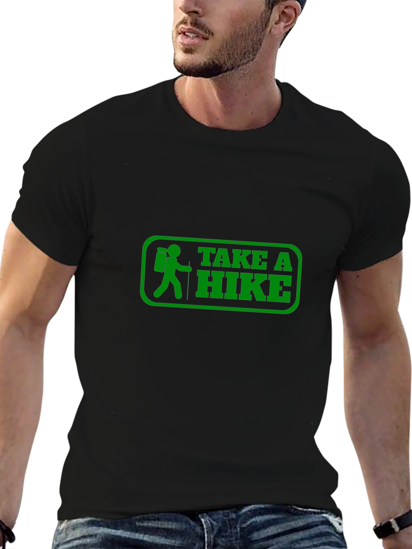 Take a Hike Graphic T-Shirt - Black