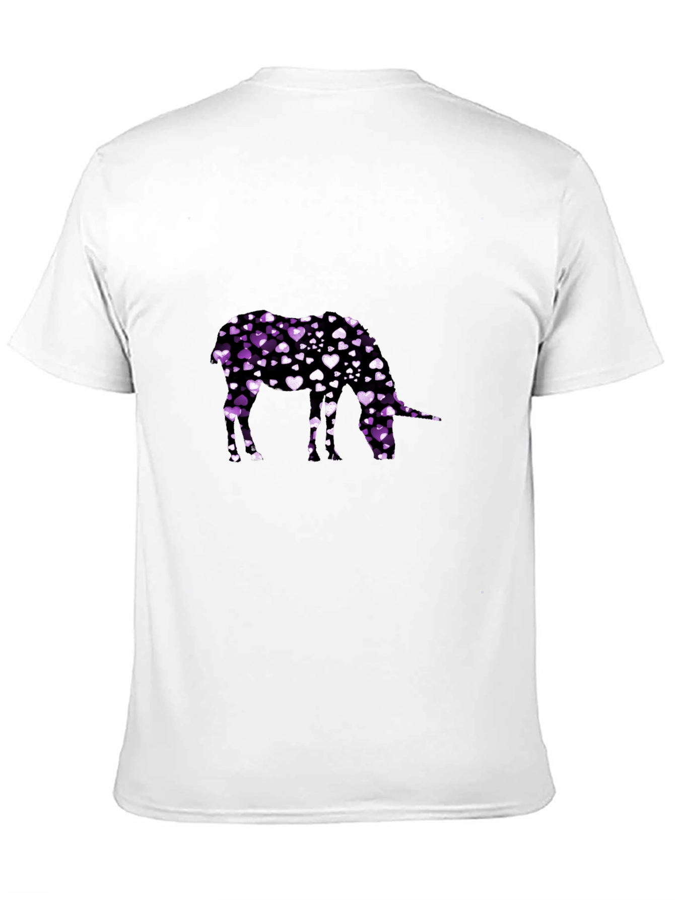 Heart Donkey Graphic Tee - Black