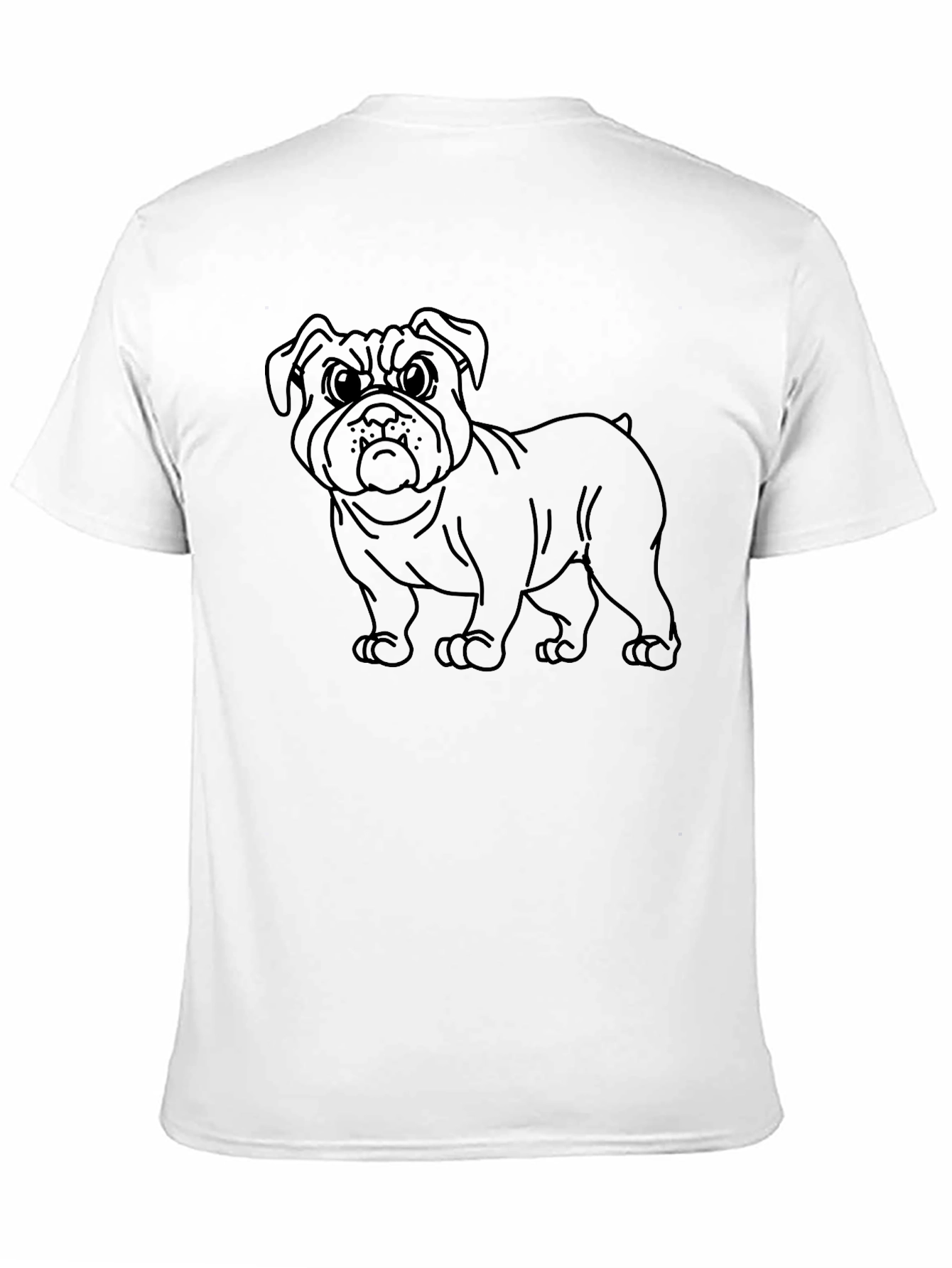 Bulldog Graphic Tee - Mens Black T-Shirt