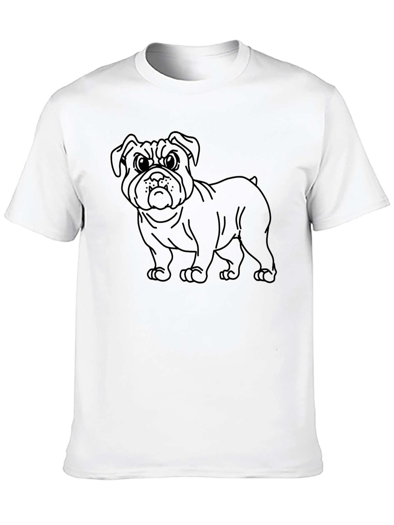 Bulldog Graphic Tee - Mens Black T-Shirt