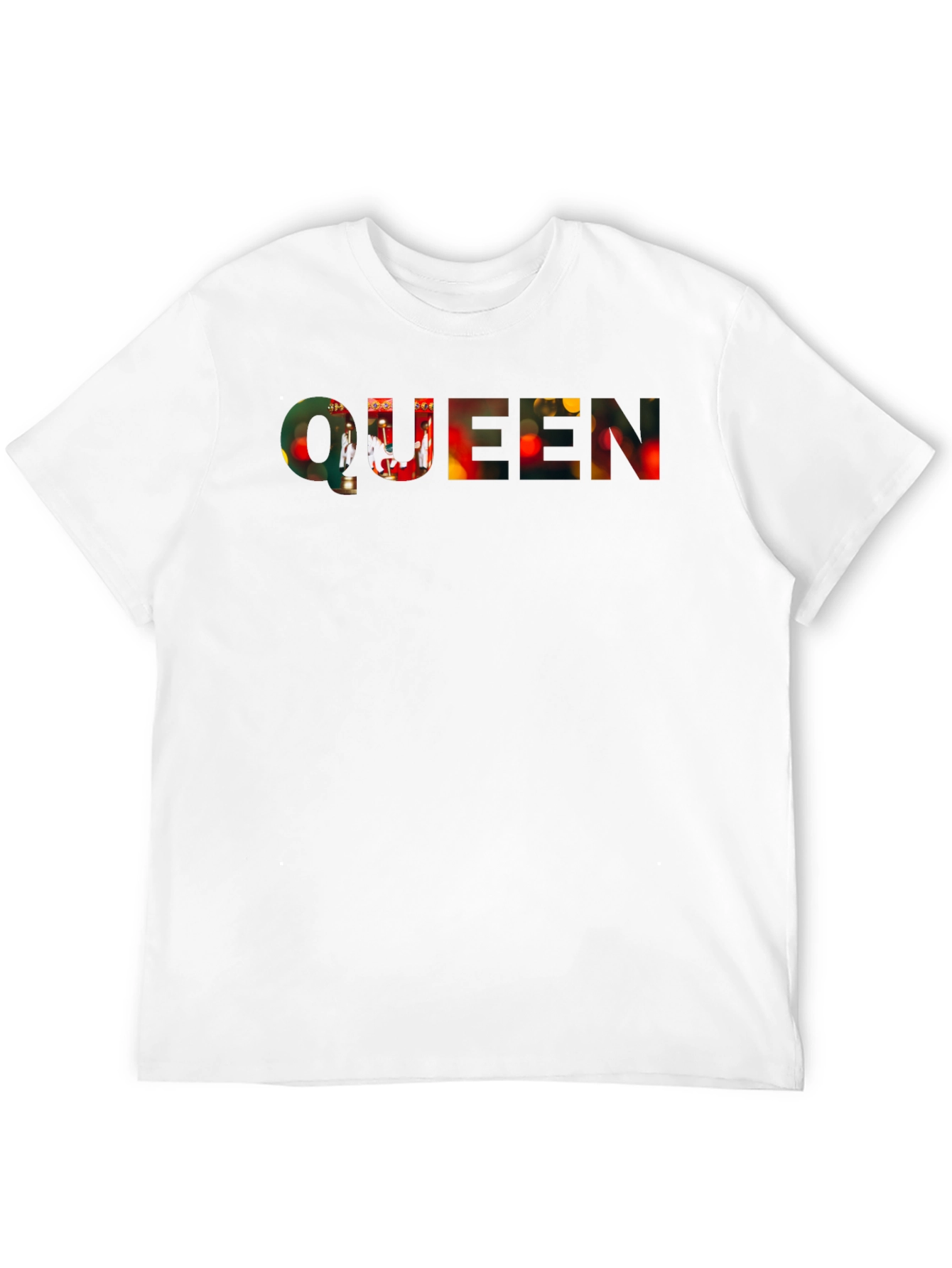 Queen Band T-Shirt - Black Crew Neck Tee