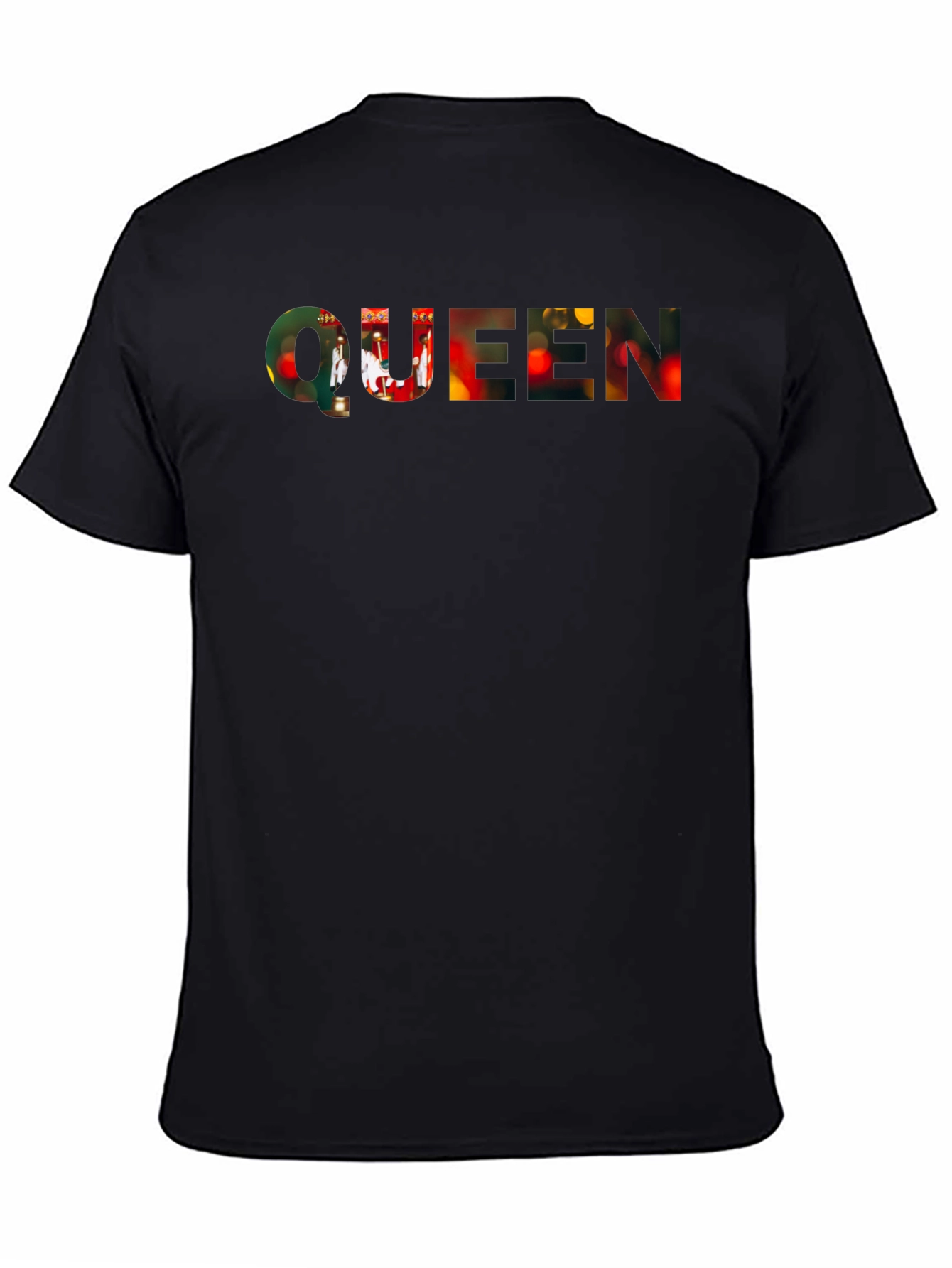Queen Band T-Shirt - Black Crew Neck Tee