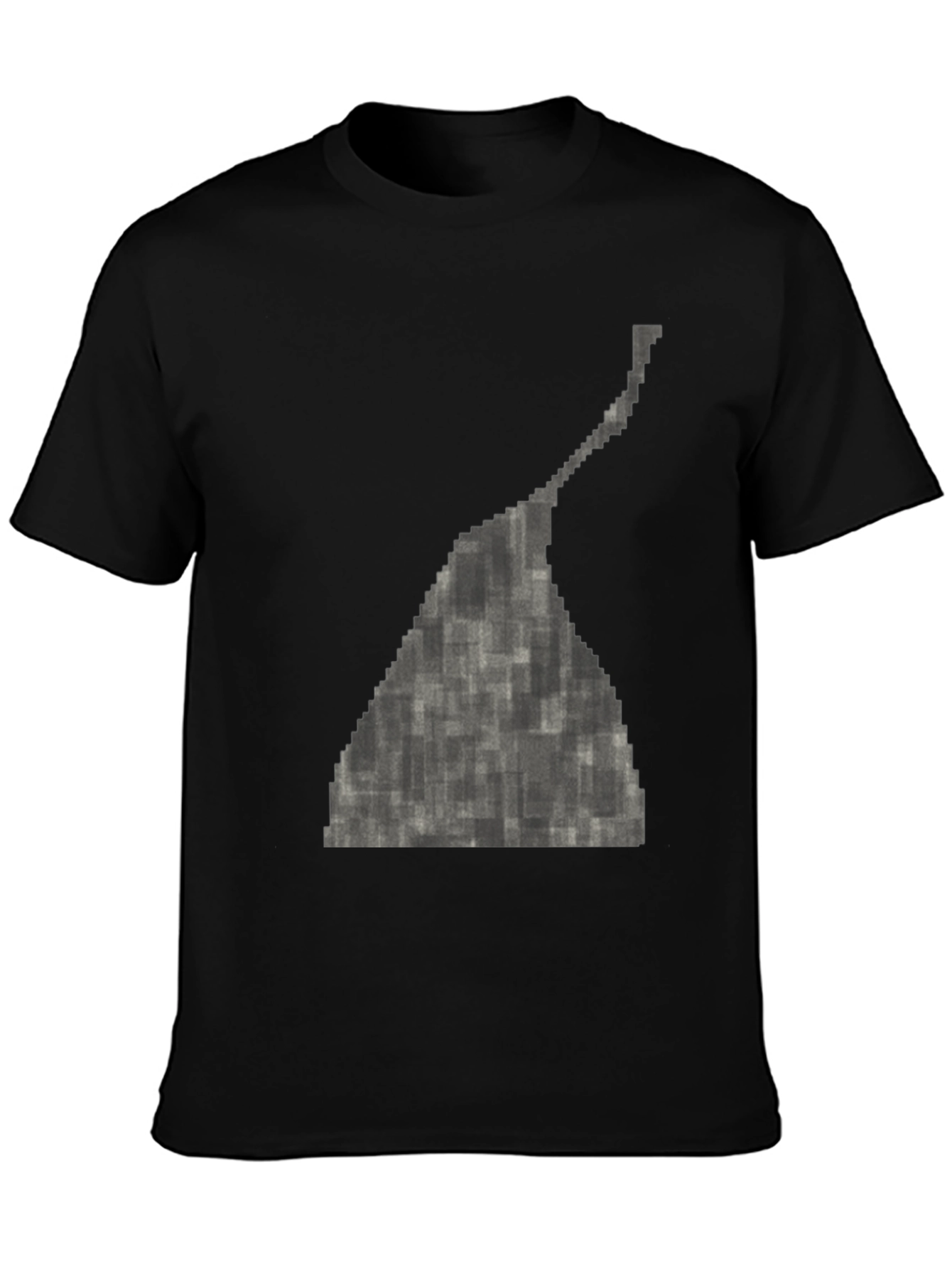 Pixelated Hersheys Kiss Black T-Shirt