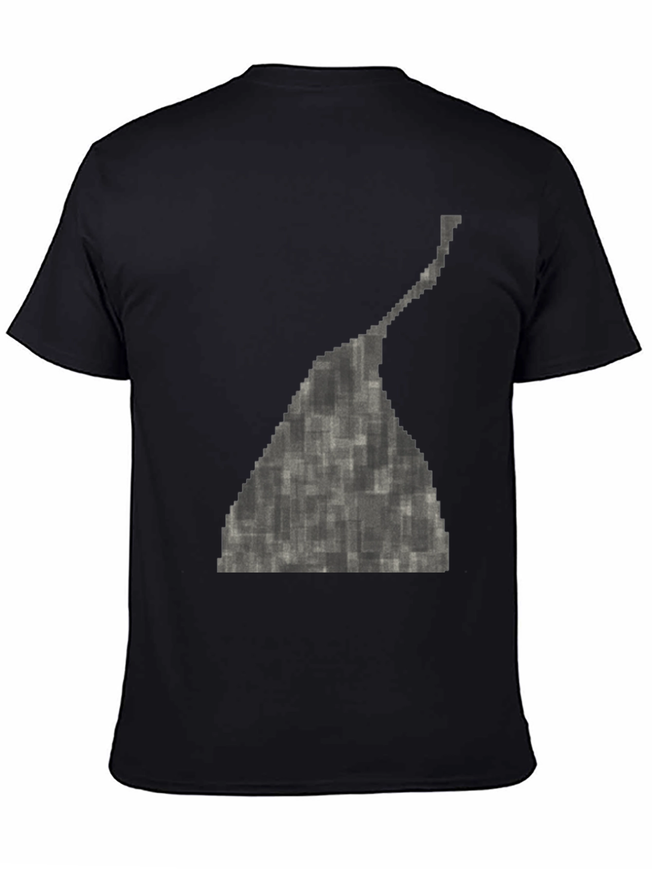 Pixelated Hersheys Kiss Black T-Shirt