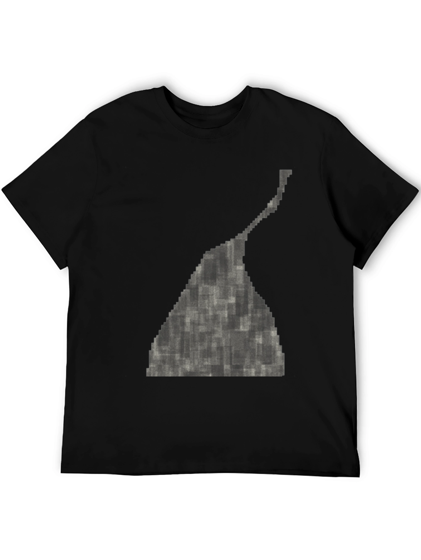 Pixelated Hersheys Kiss Black T-Shirt
