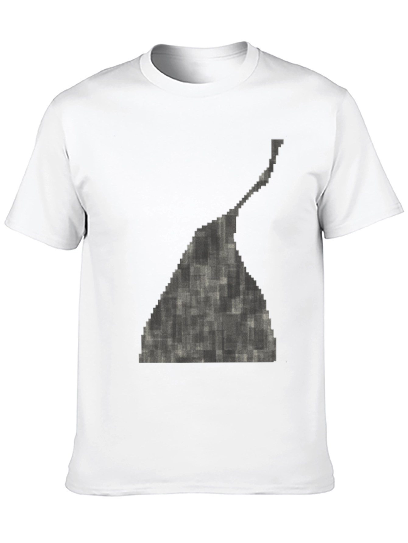 Pixelated Hersheys Kiss Black T-Shirt