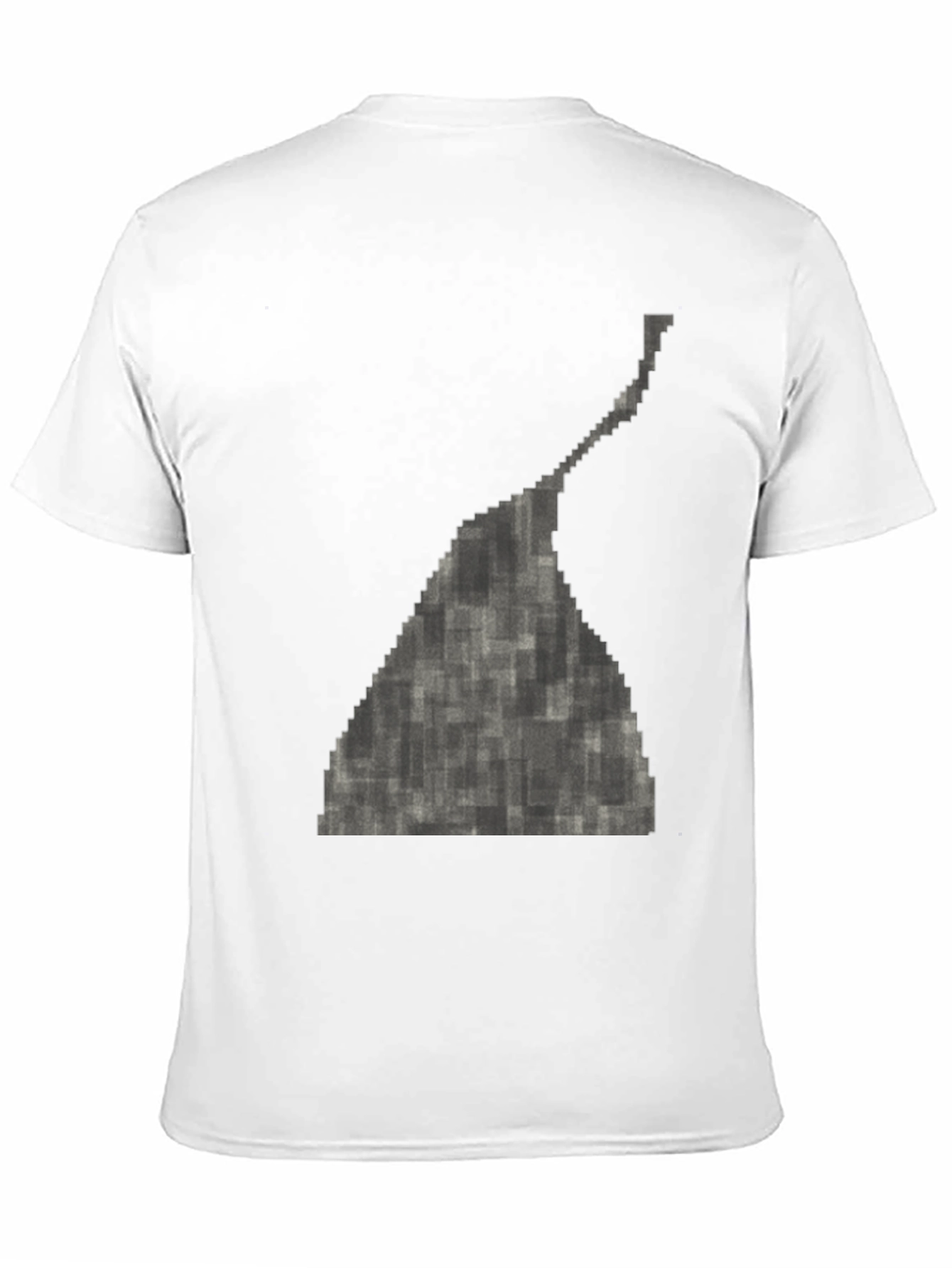 Pixelated Hersheys Kiss Black T-Shirt