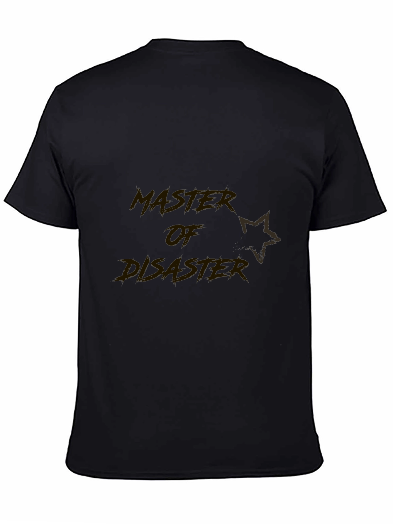 Master of Disaster Black Graphic Tee