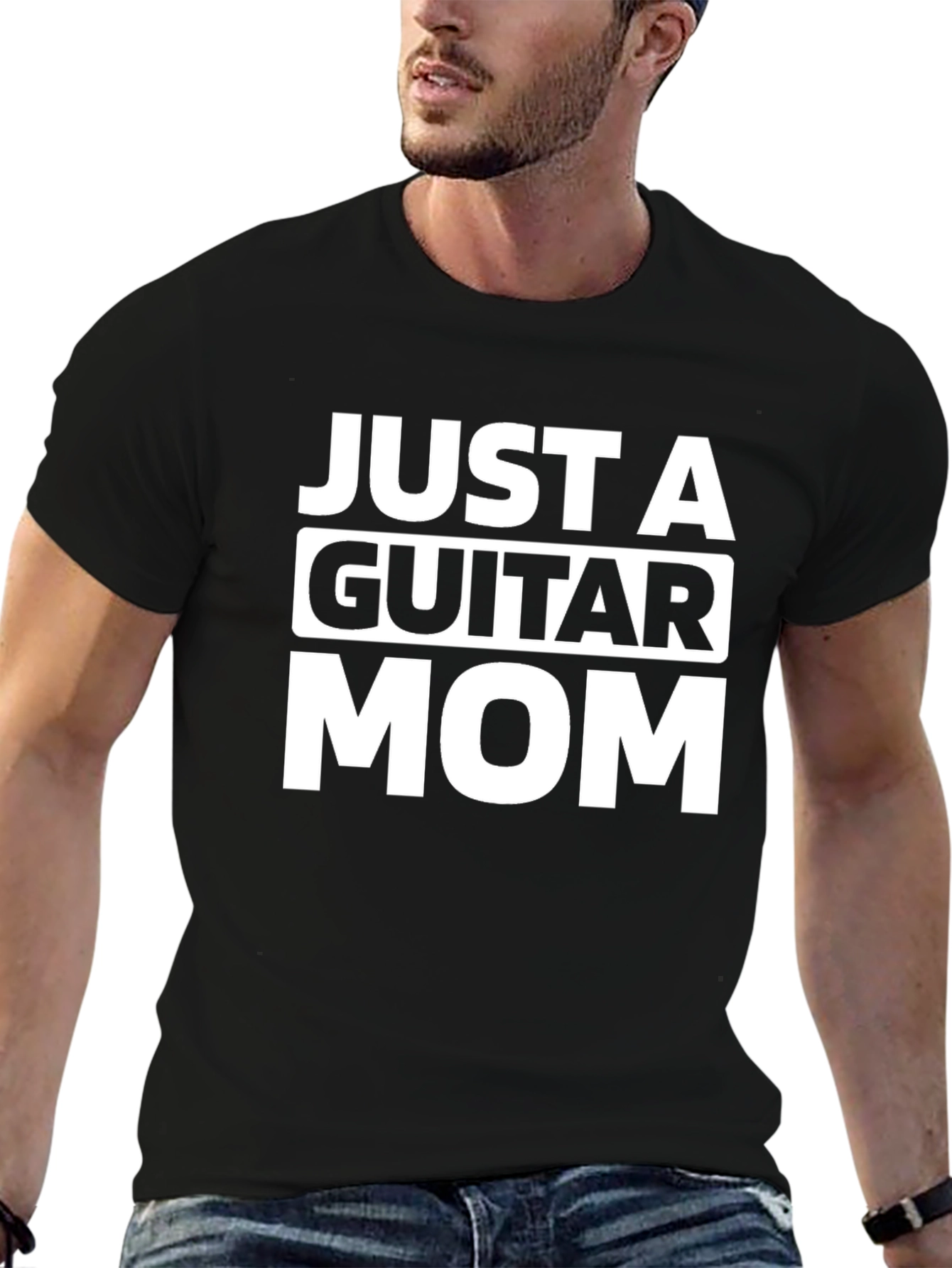 Just A Guitar Mom Graphic Tee
