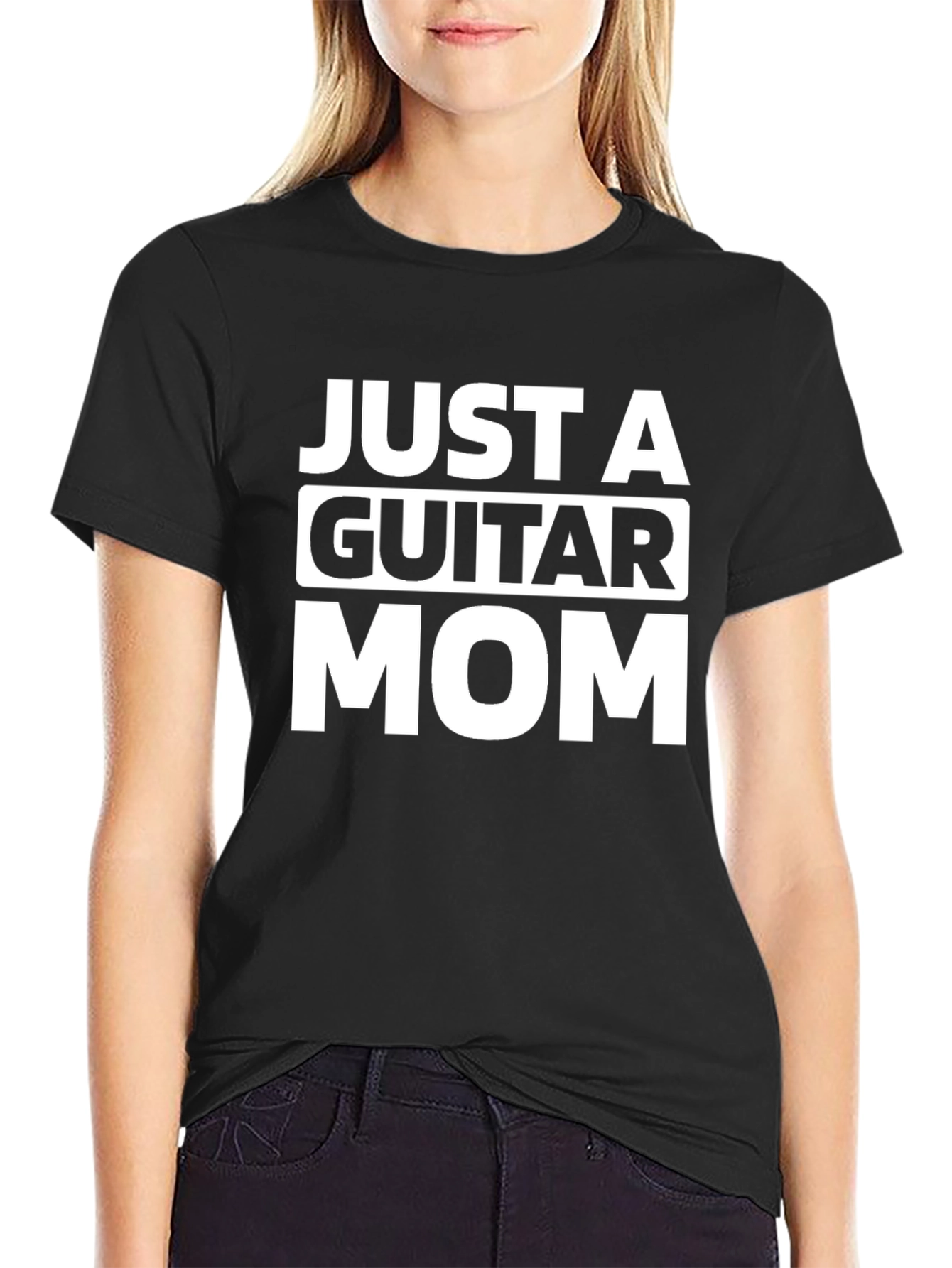 Just A Guitar Mom Graphic Tee