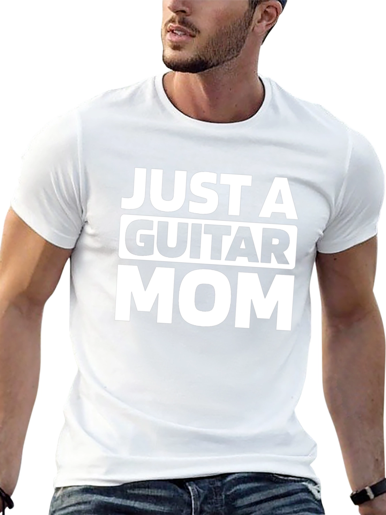 Just A Guitar Mom Graphic Tee