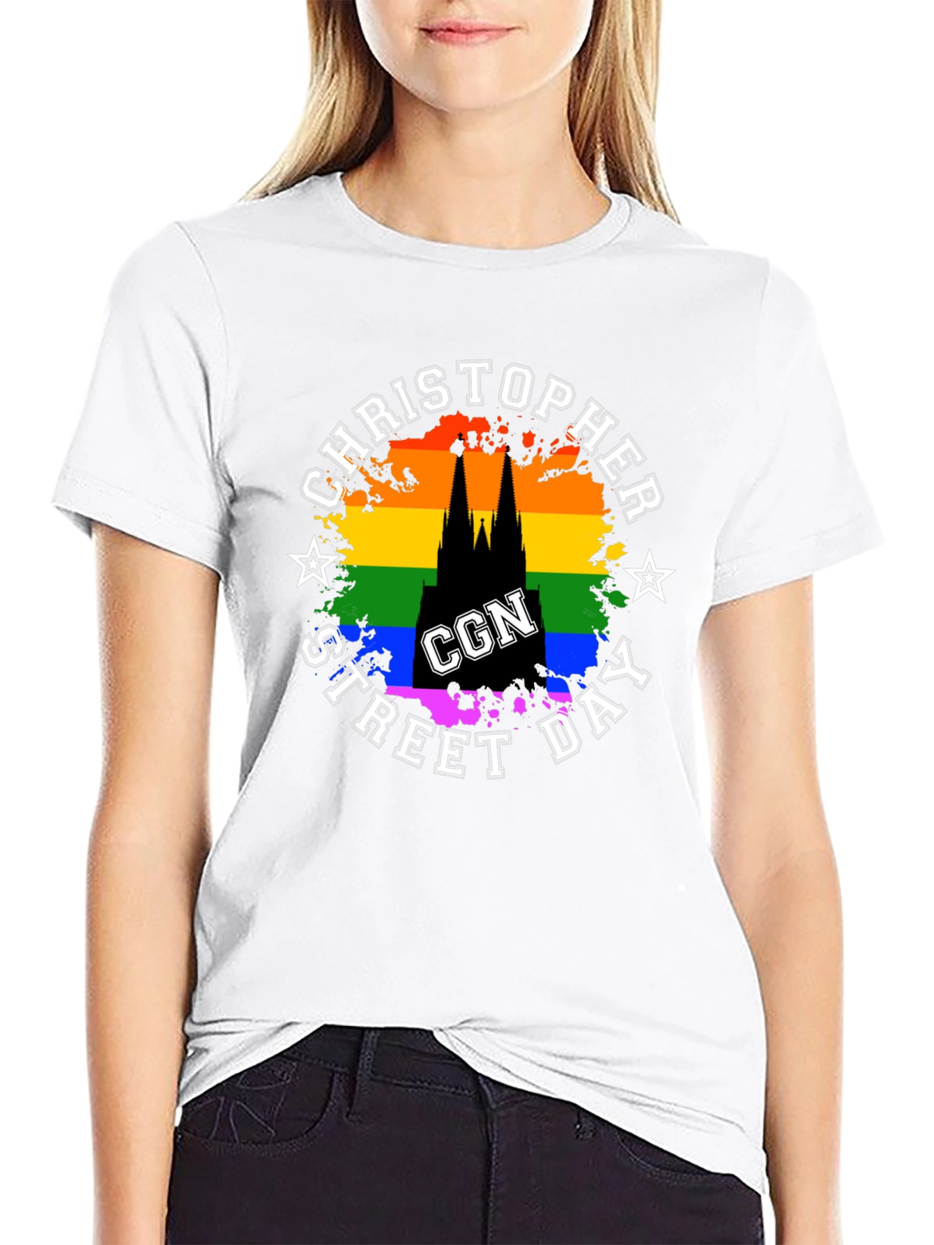 Cologne Street Day Rainbow T-Shirt