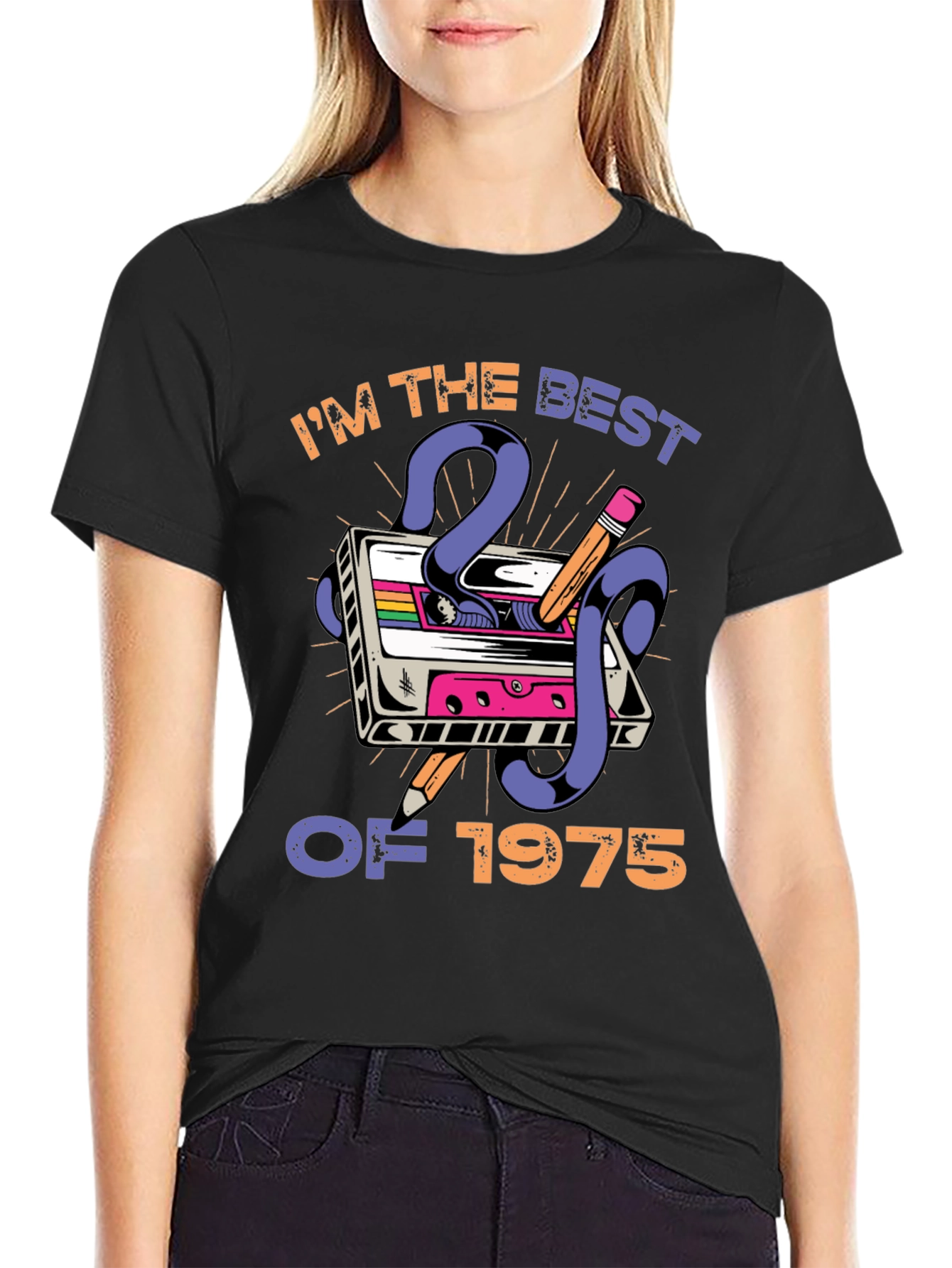 Best of 1975 Cassette Tape Graphic T-Shirt
