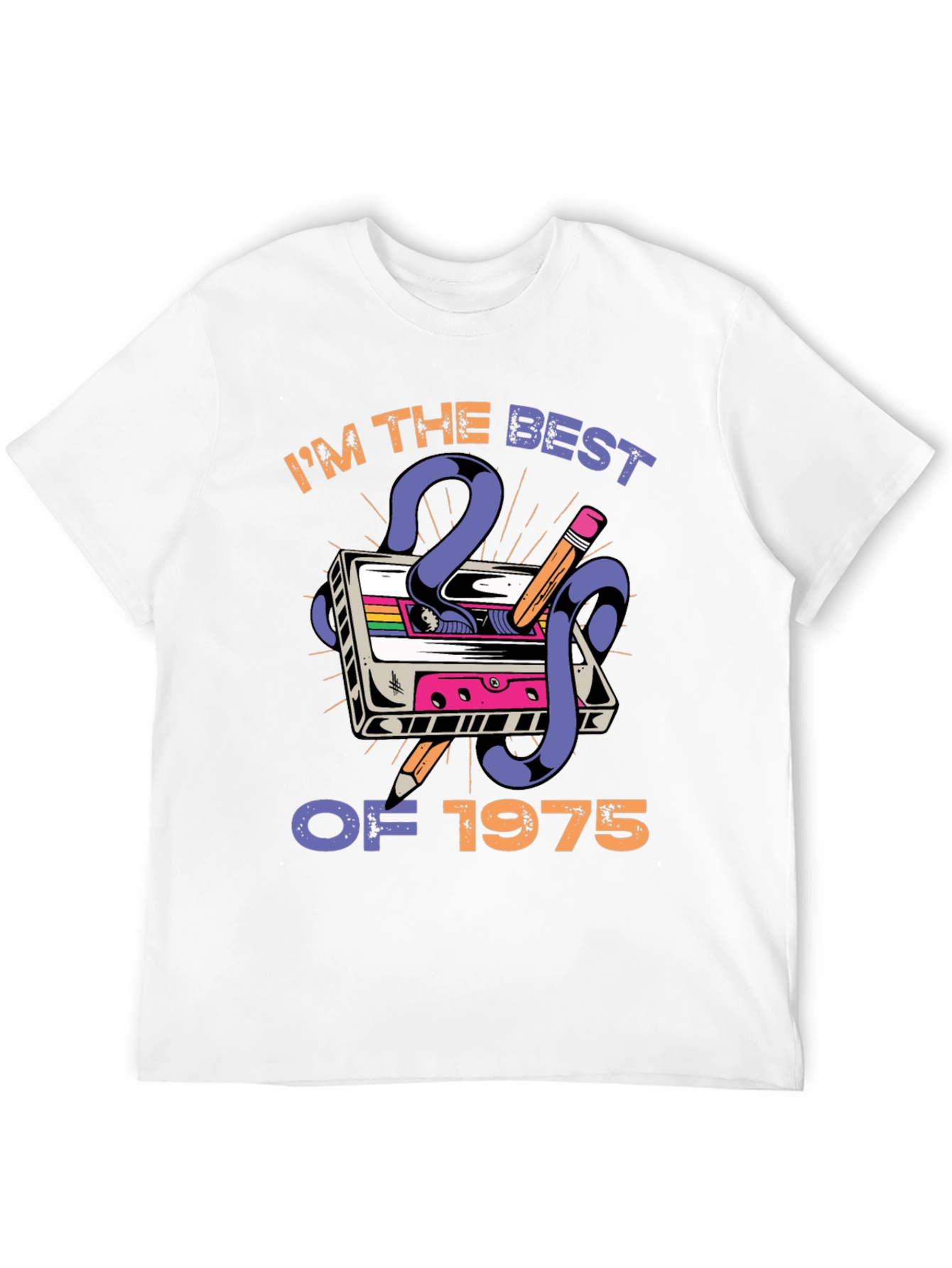 Best of 1975 Cassette Tape Graphic T-Shirt