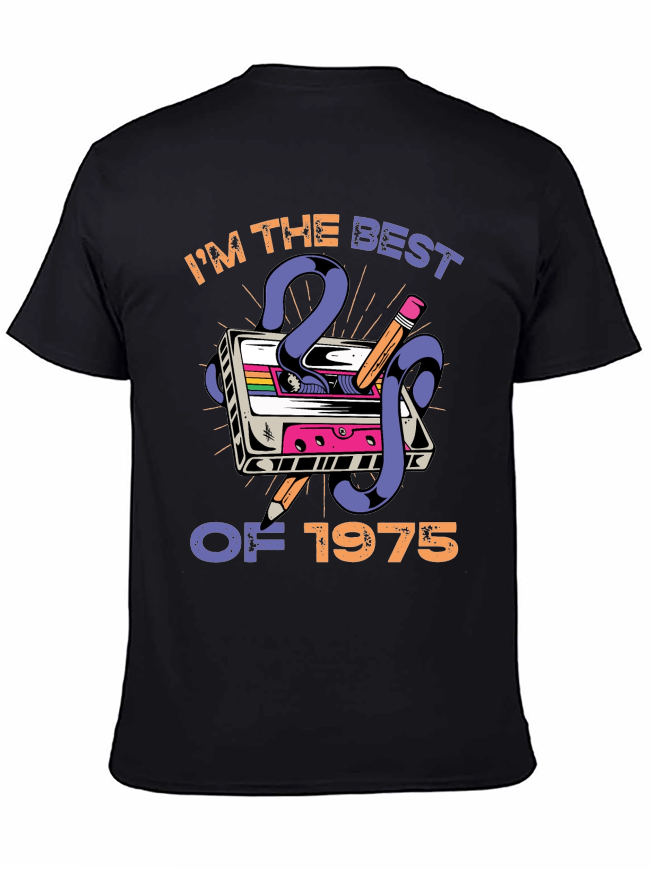 Best of 1975 Cassette Tape Graphic T-Shirt