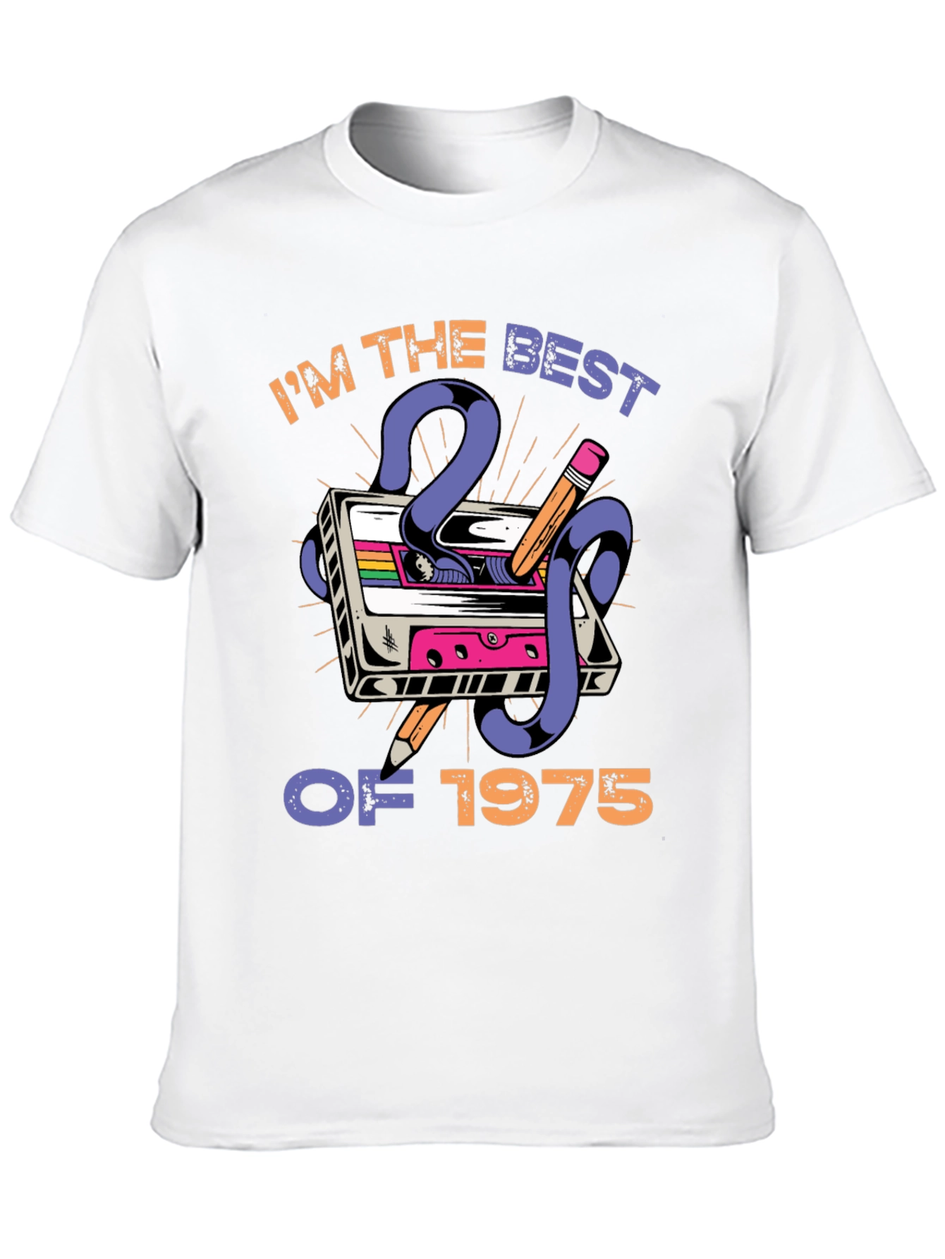 Best of 1975 Cassette Tape Graphic T-Shirt