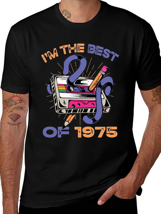 Best of 1975 Cassette Tape Graphic T-Shirt