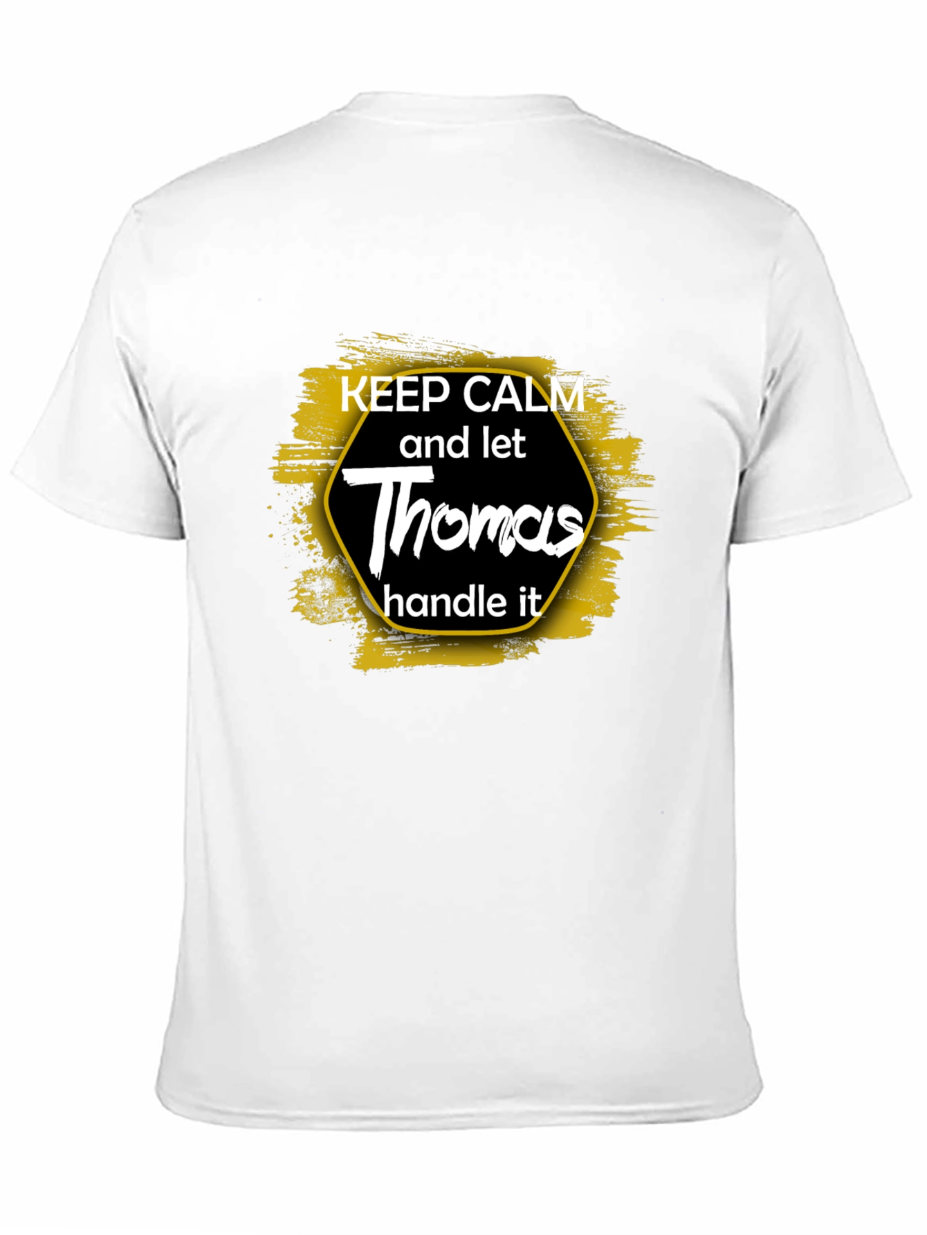 Keep Calm Thomas T-Shirt Funny Name Gift
