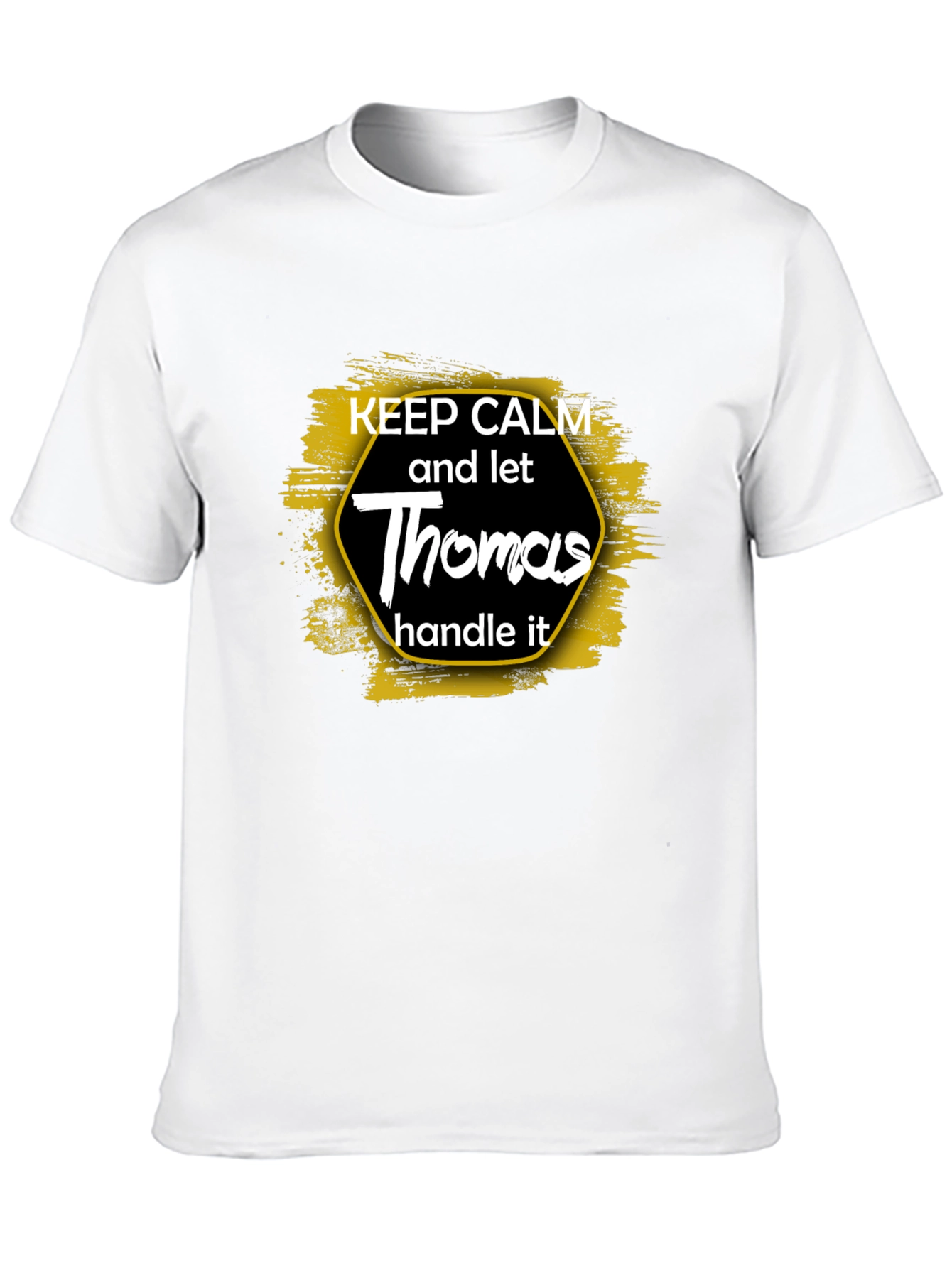 Keep Calm Thomas T-Shirt Funny Name Gift