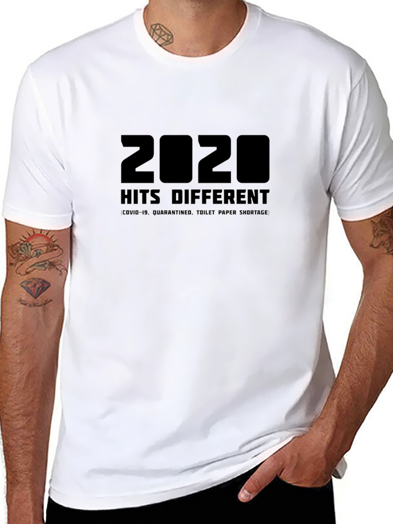 2020 Hits Different T-Shirt - COVID-19 Pandemic Humor
